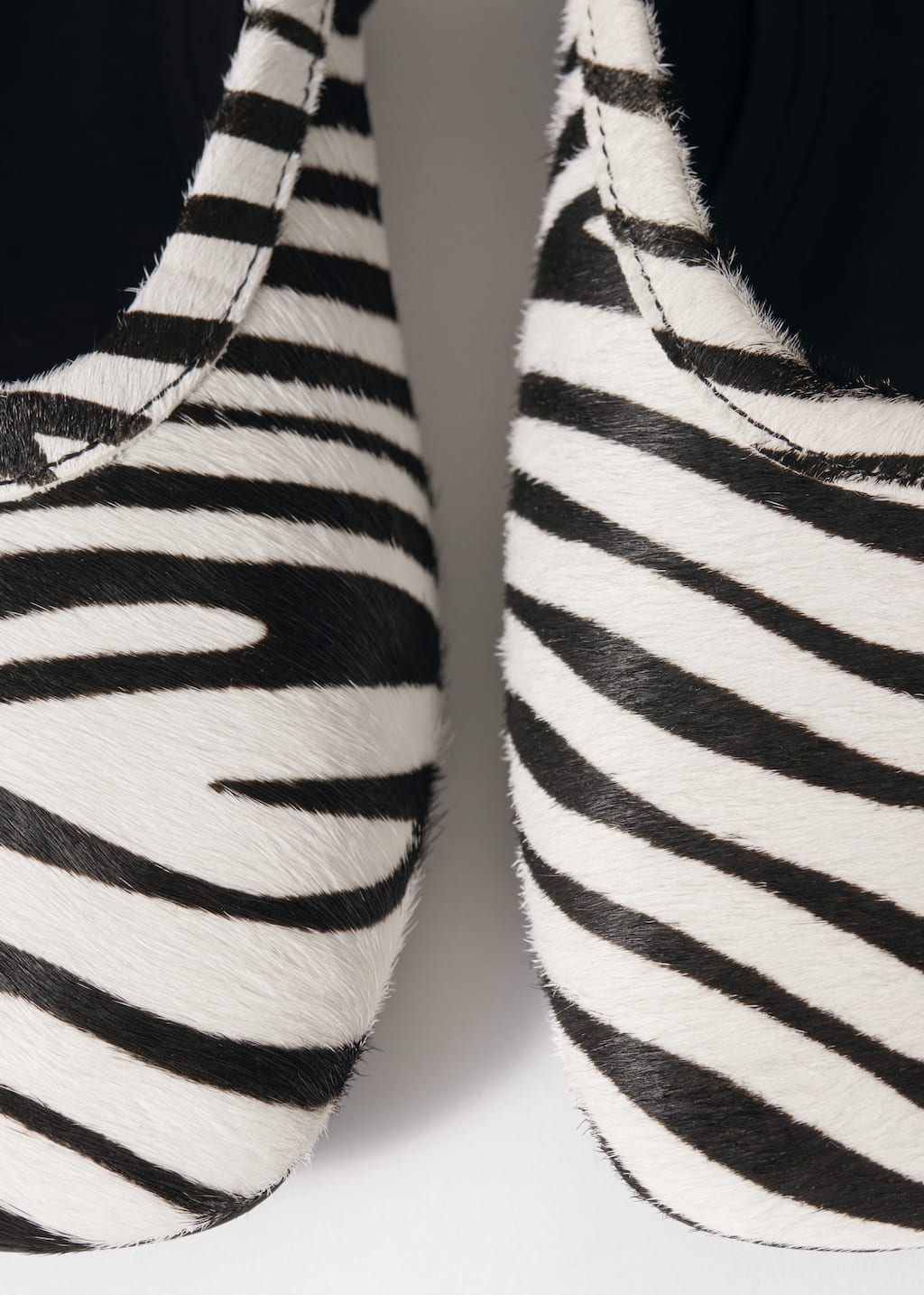 Image of Ballerines à motif zèbre