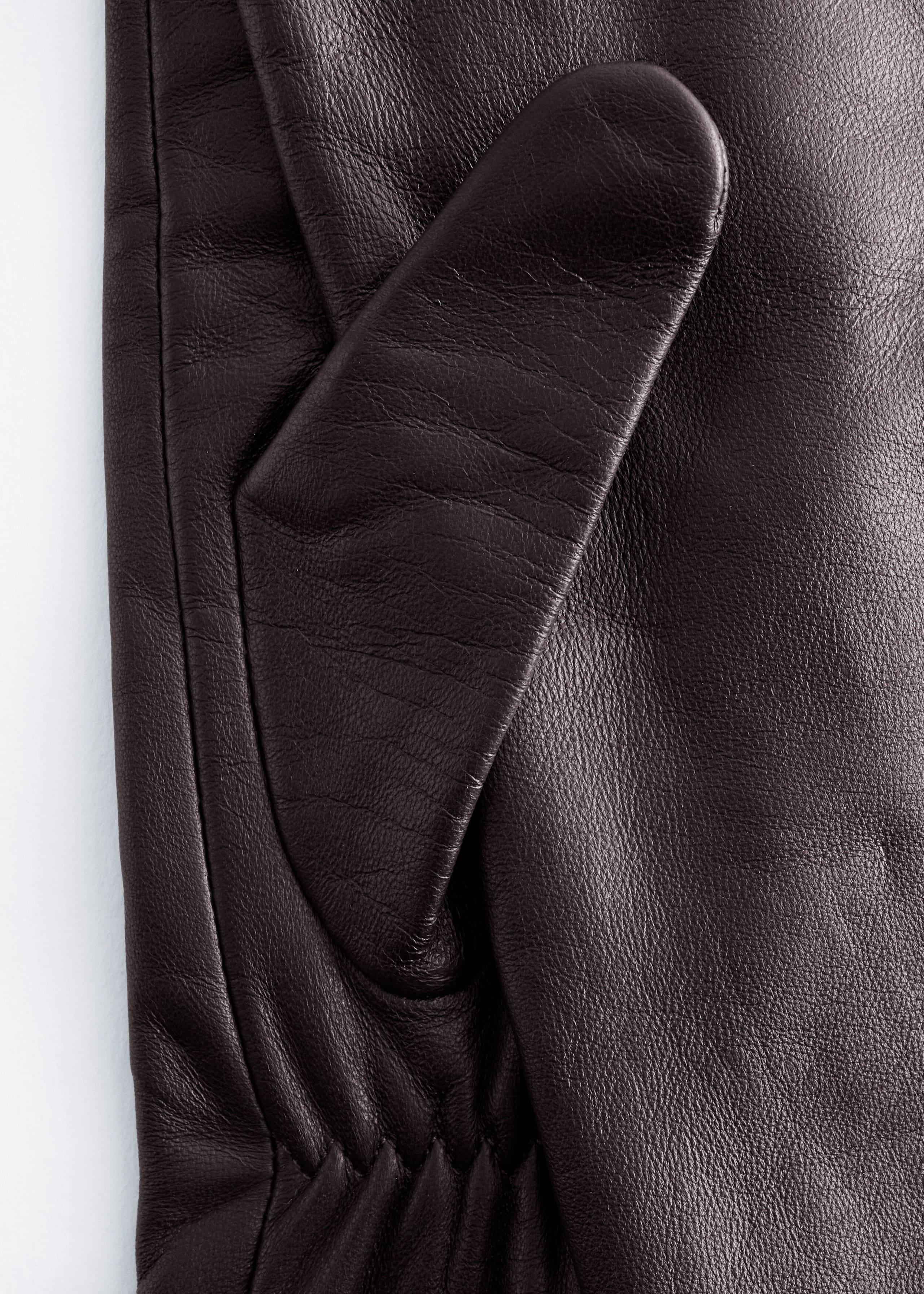 Long Leather Gloves - {{variantName}} - Descriptive Detail