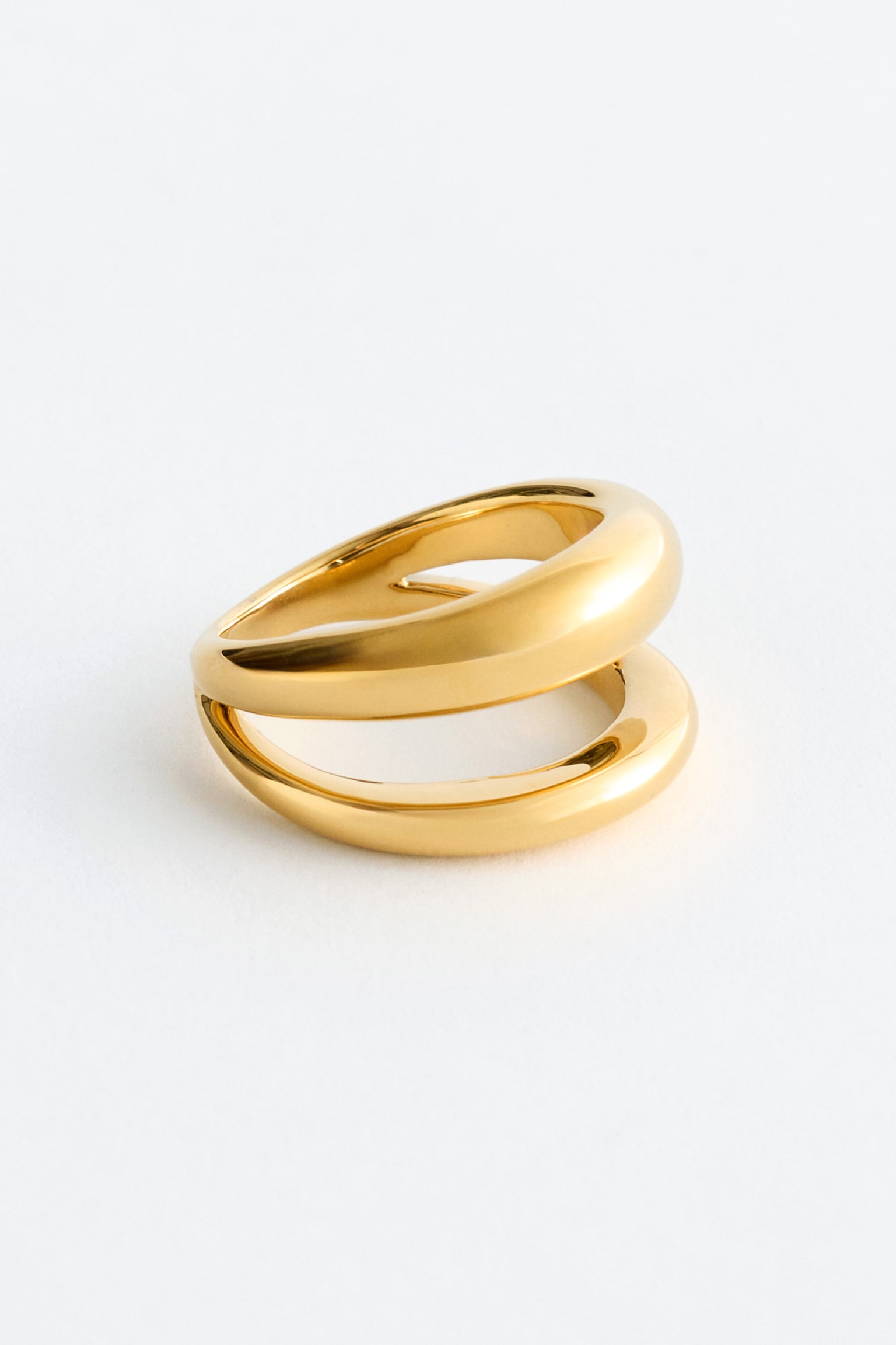 Zweiteiliger Ring - Gold/Silber - 1