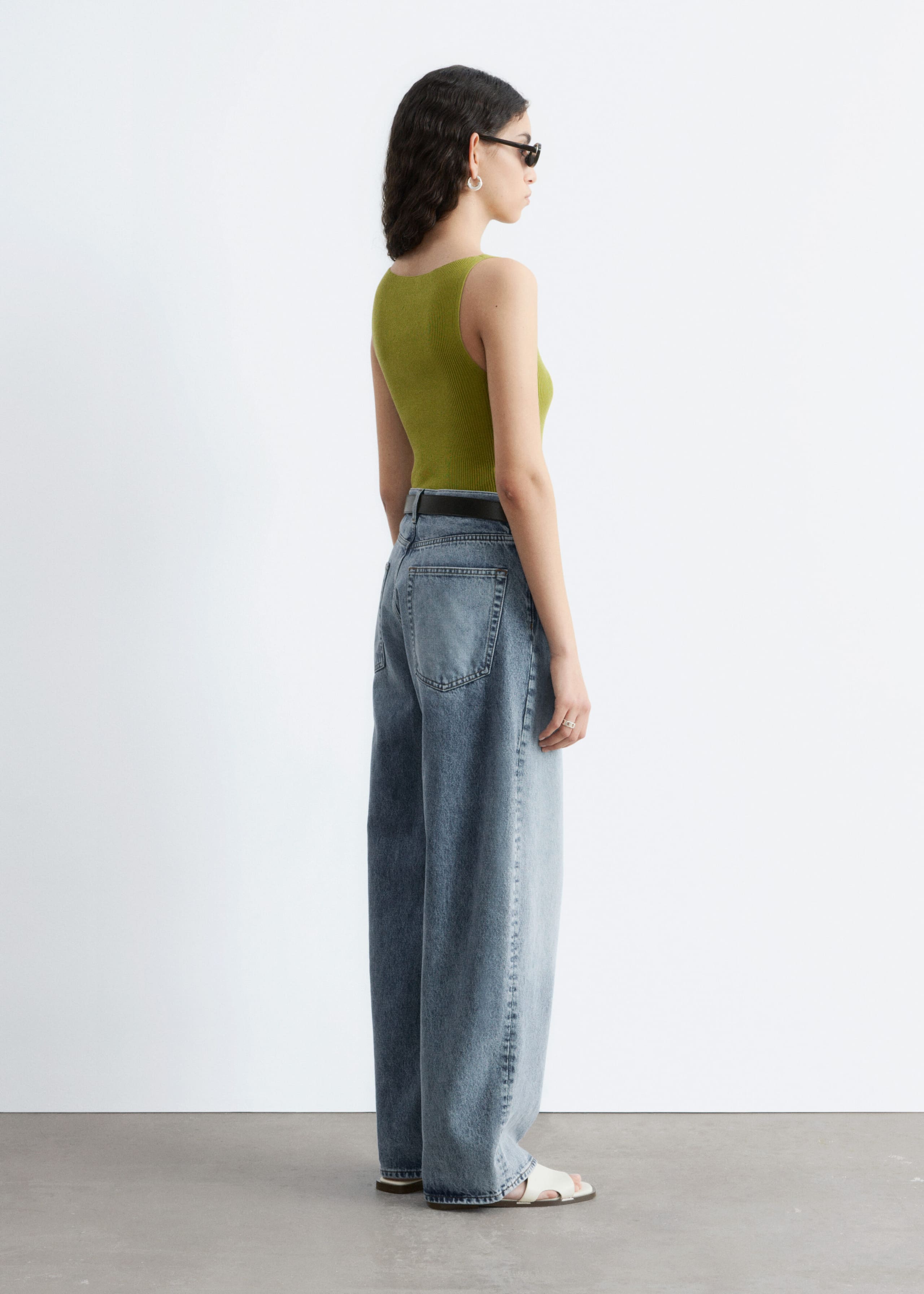 Image of Camiseta de tirantes en punto de canalé