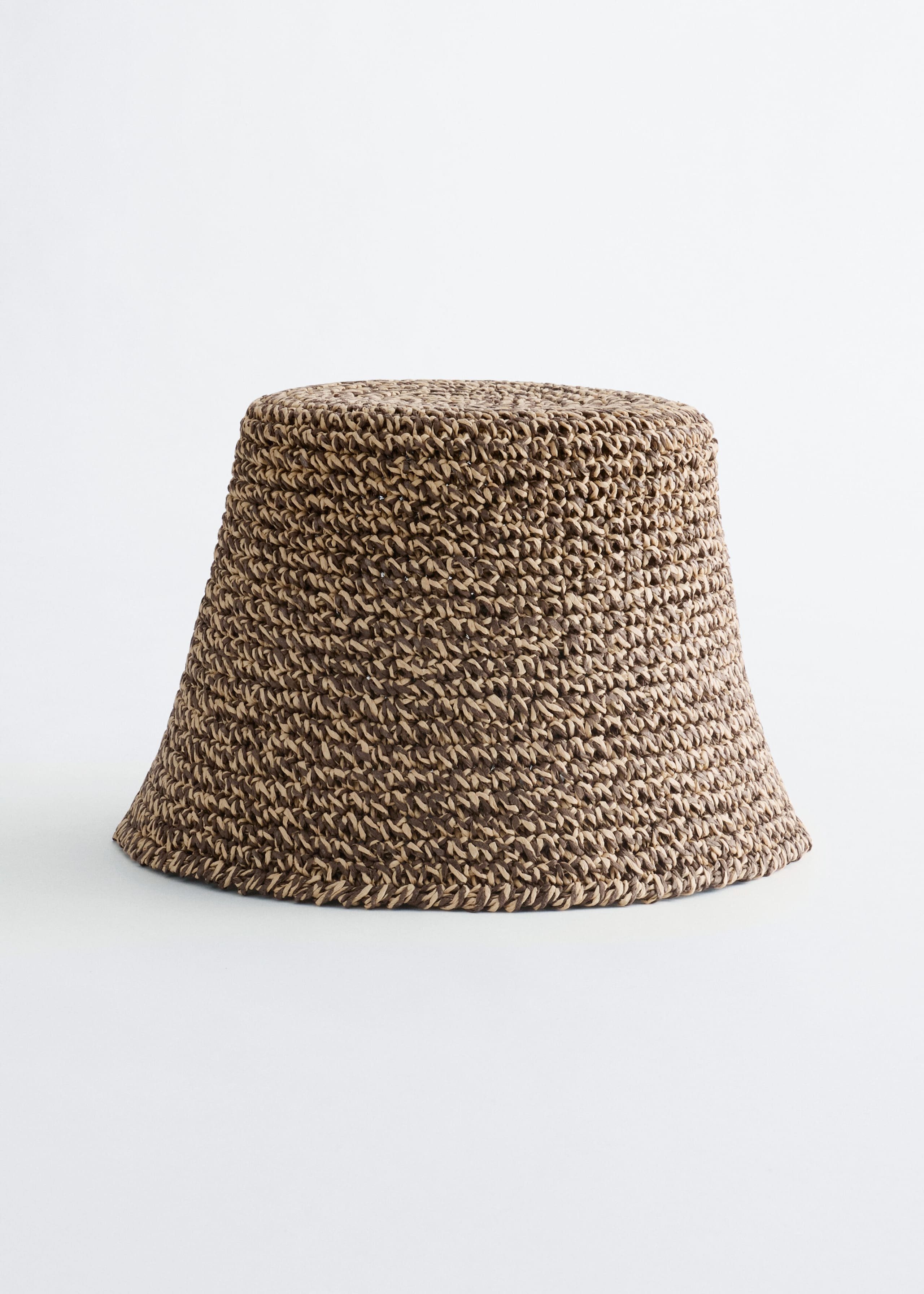 Sombrero de paja tejido - Marrón - Bodegón