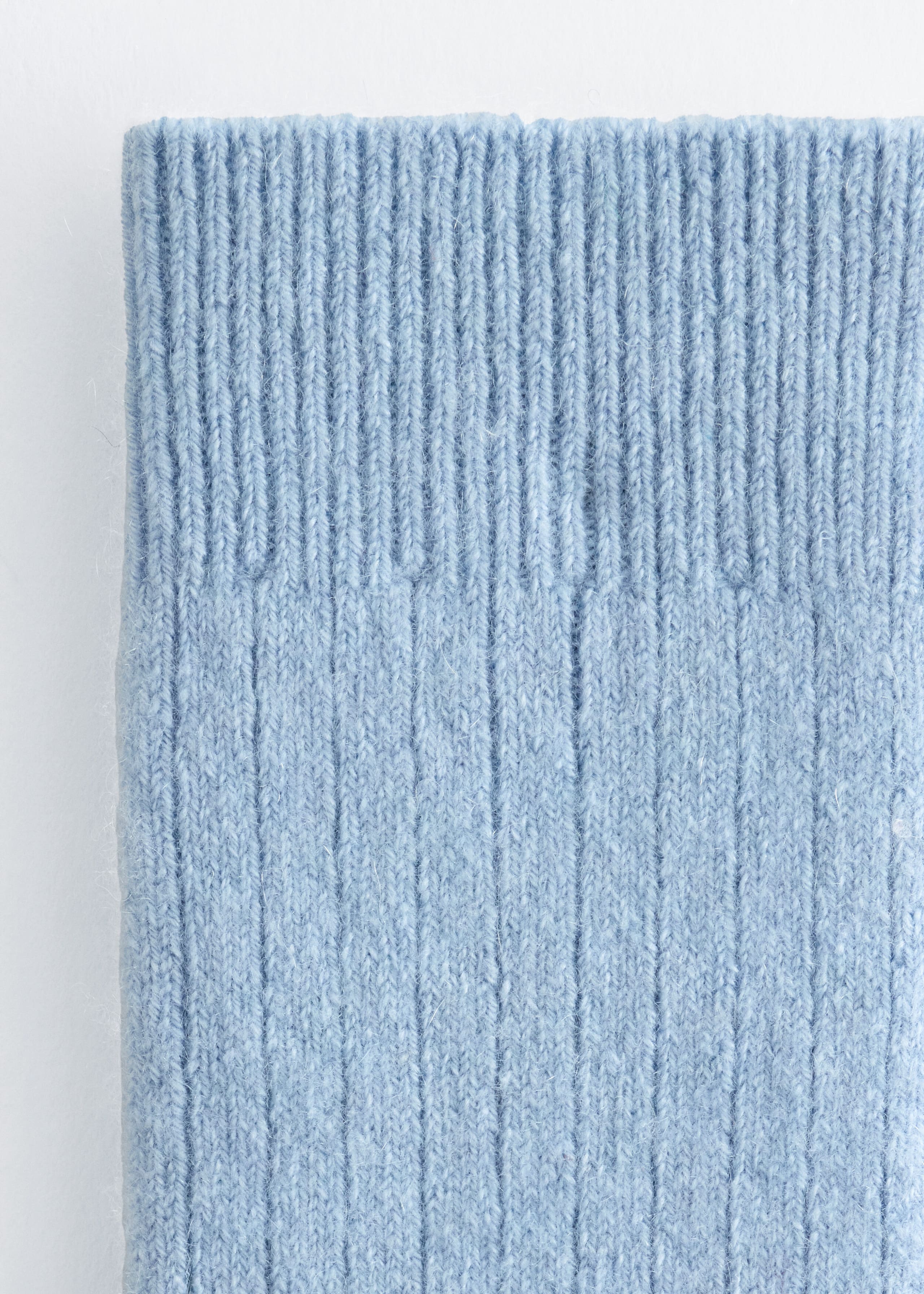 Silk-Cashmere Ribbed Socks - {{variantName}} - Descriptive Detail