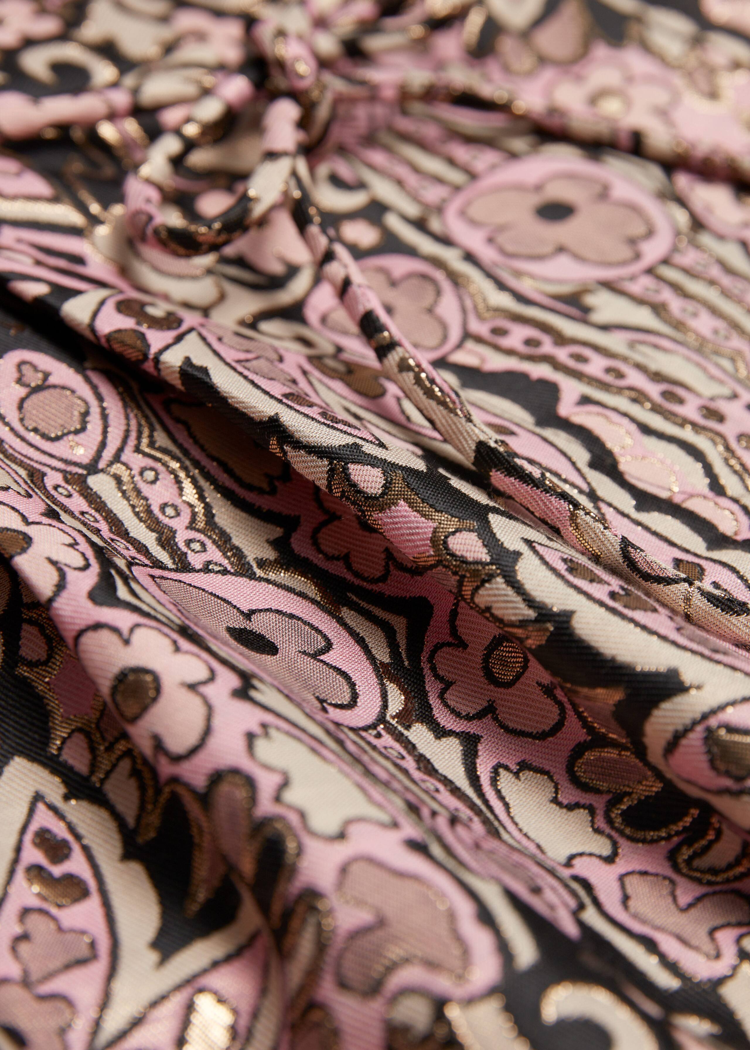 Glitter Jacquard Mini Skirt - {{variantName}} - Descriptive Detail
