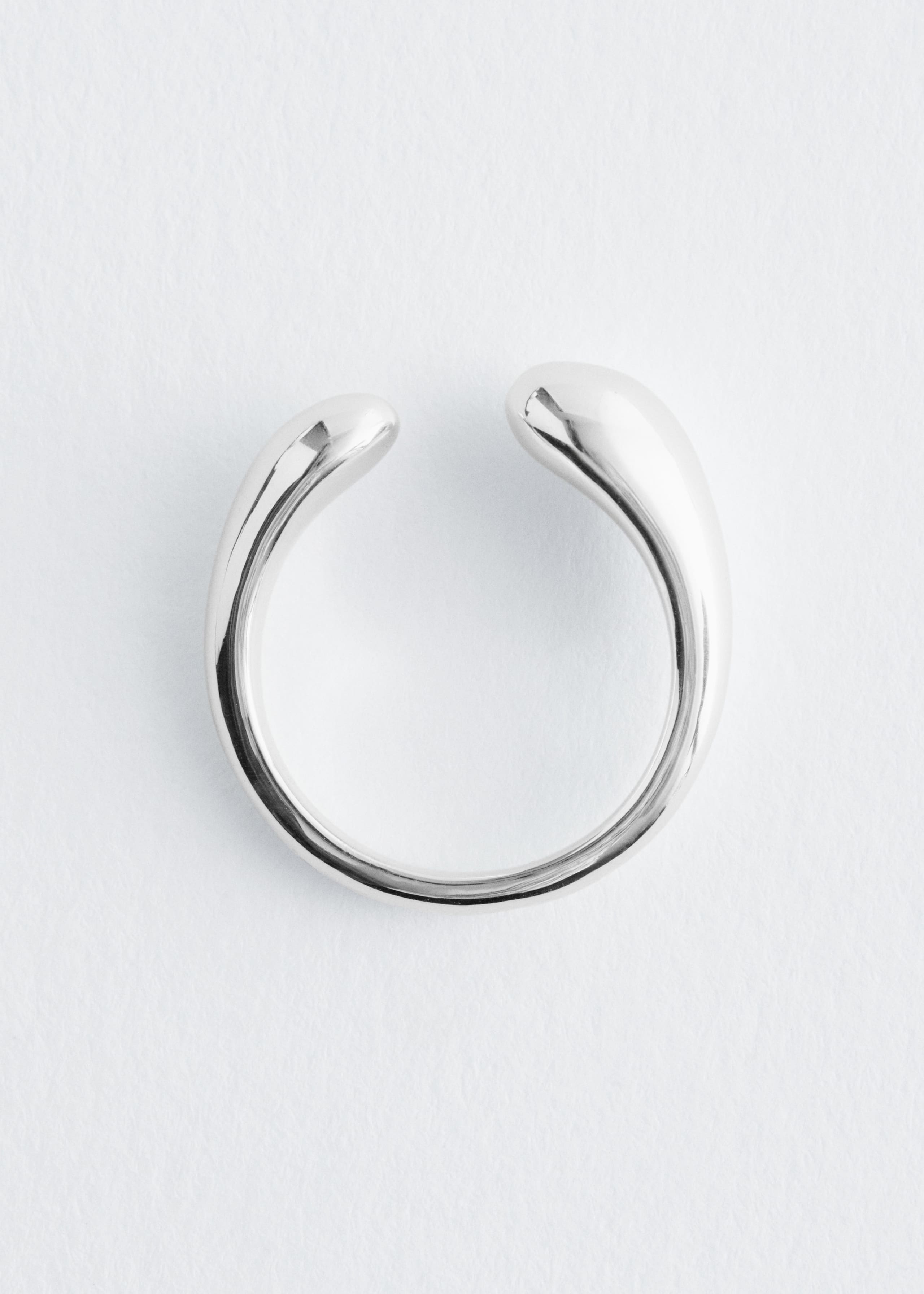 Minimalist Open Ring - Silver - Still Life