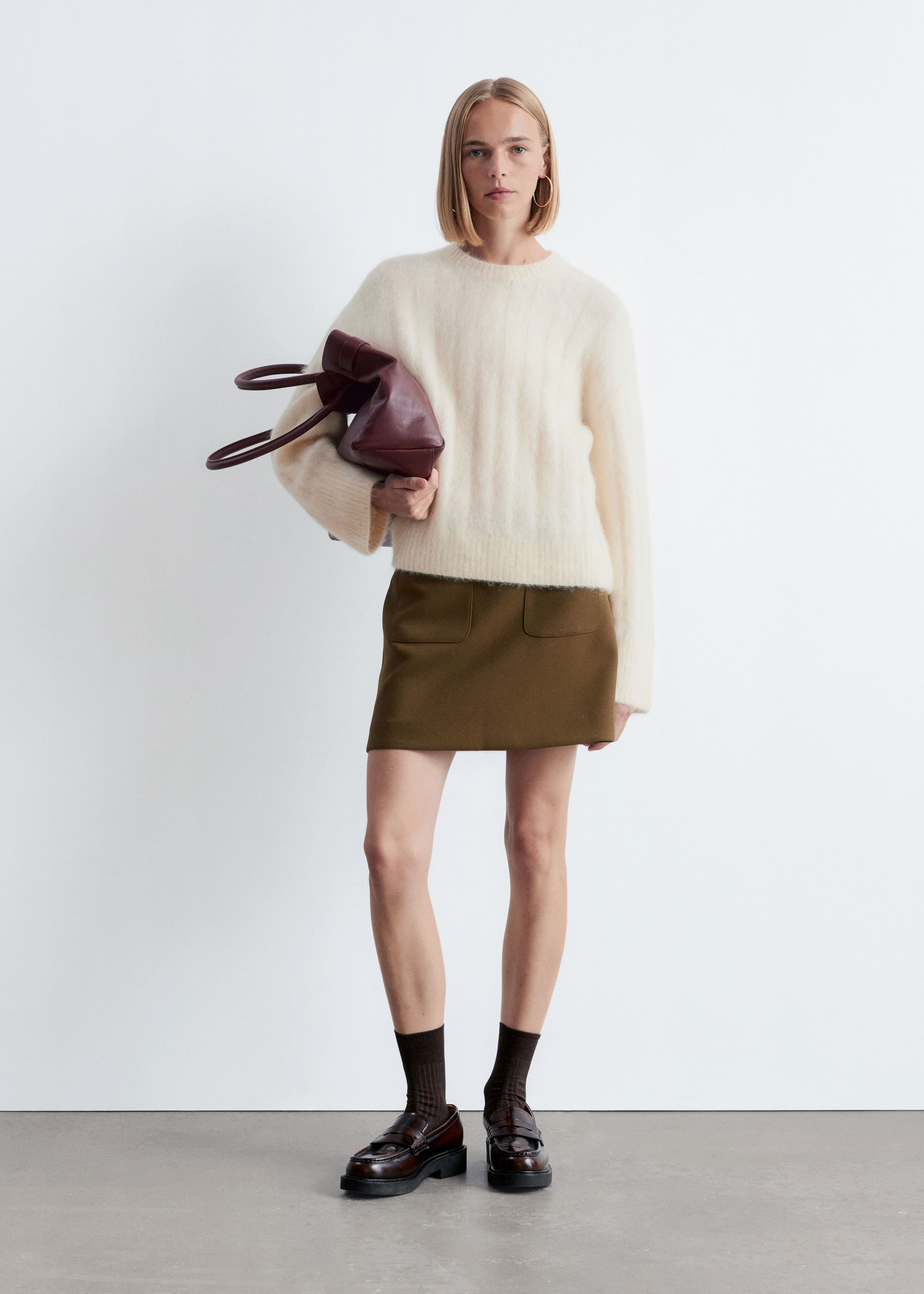 Image of Rippstrickpullover aus Mohair-Mix