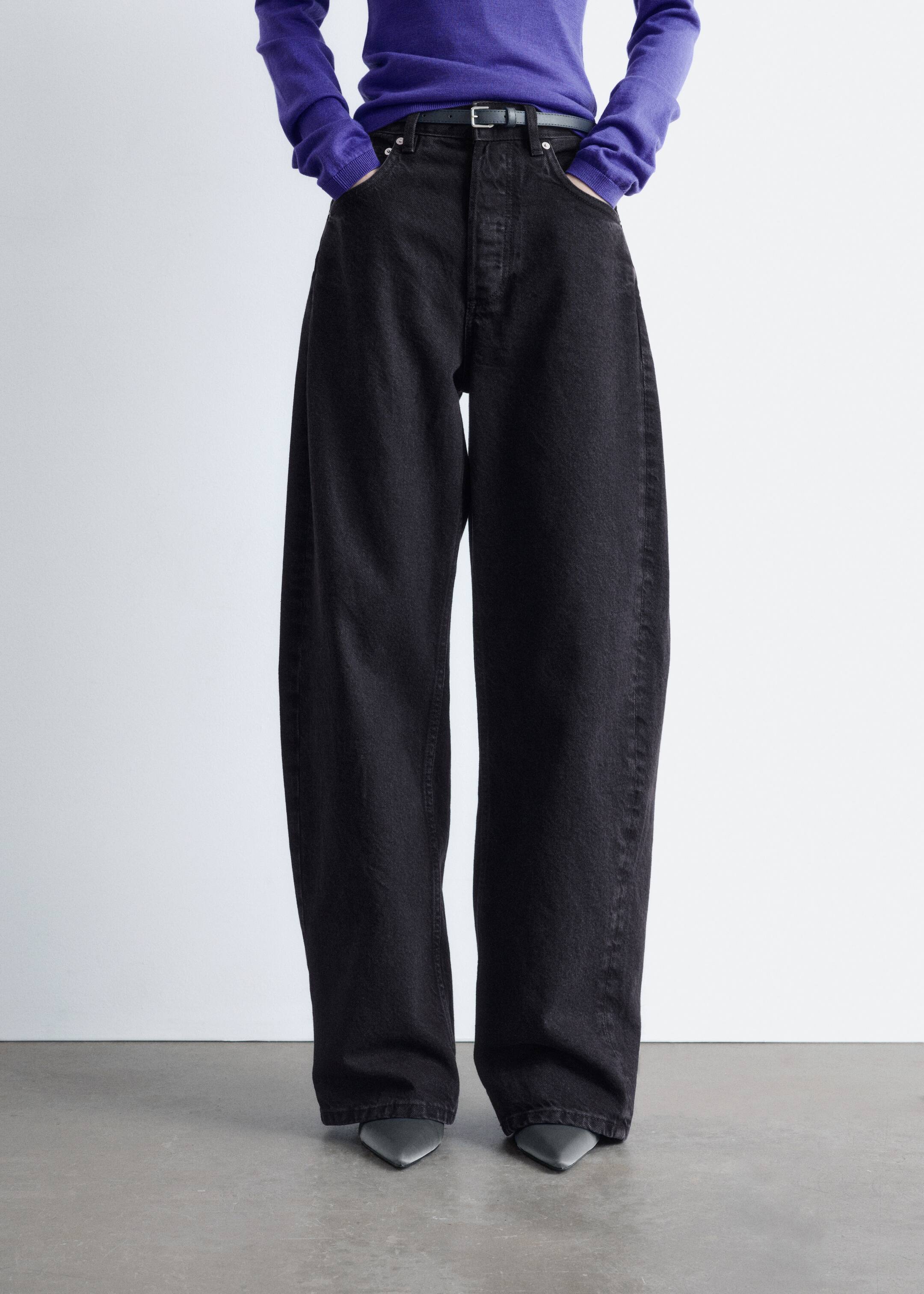 View larger image: Barrel-Leg Jeans - Black - Ladies | H&M GB 2