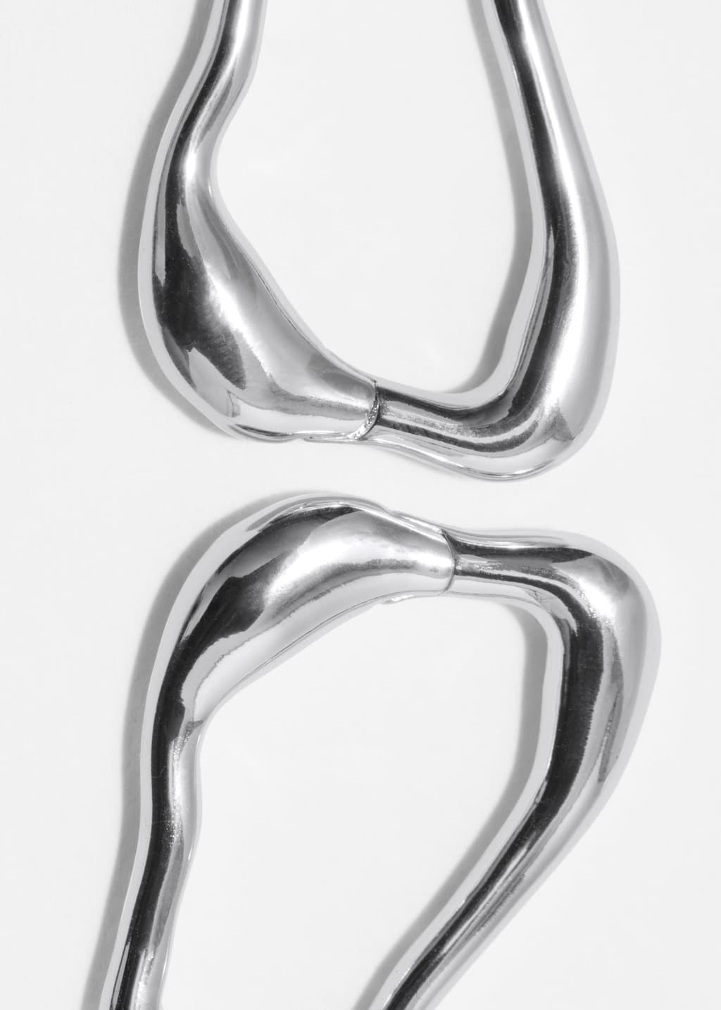 Image of Irregular Hoop Earrings