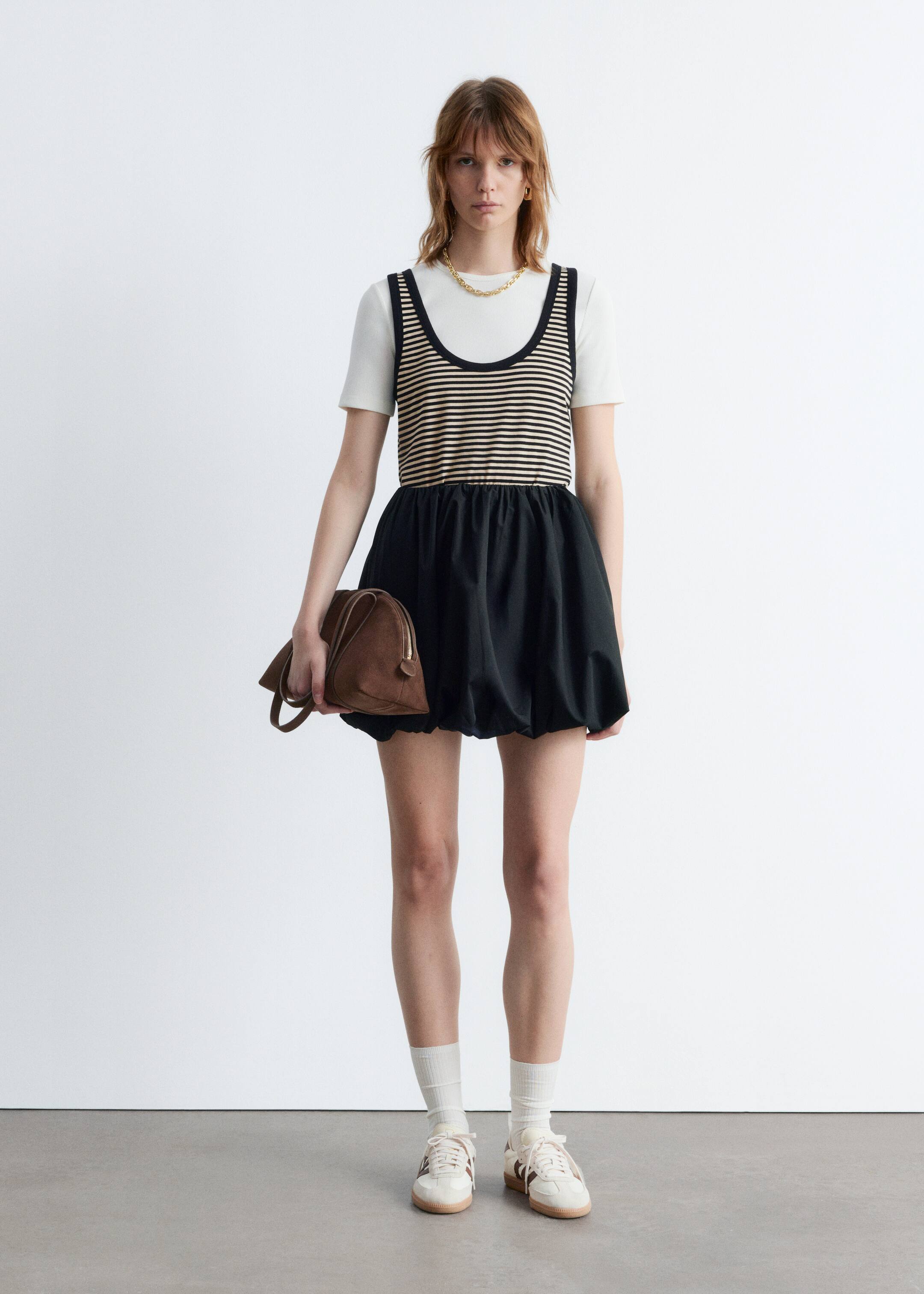 Преглед на по-голямо изображение: Contrast-Trim Tank Top - Бежово/Черно райе - ЖЕНИ | H&M BG 3