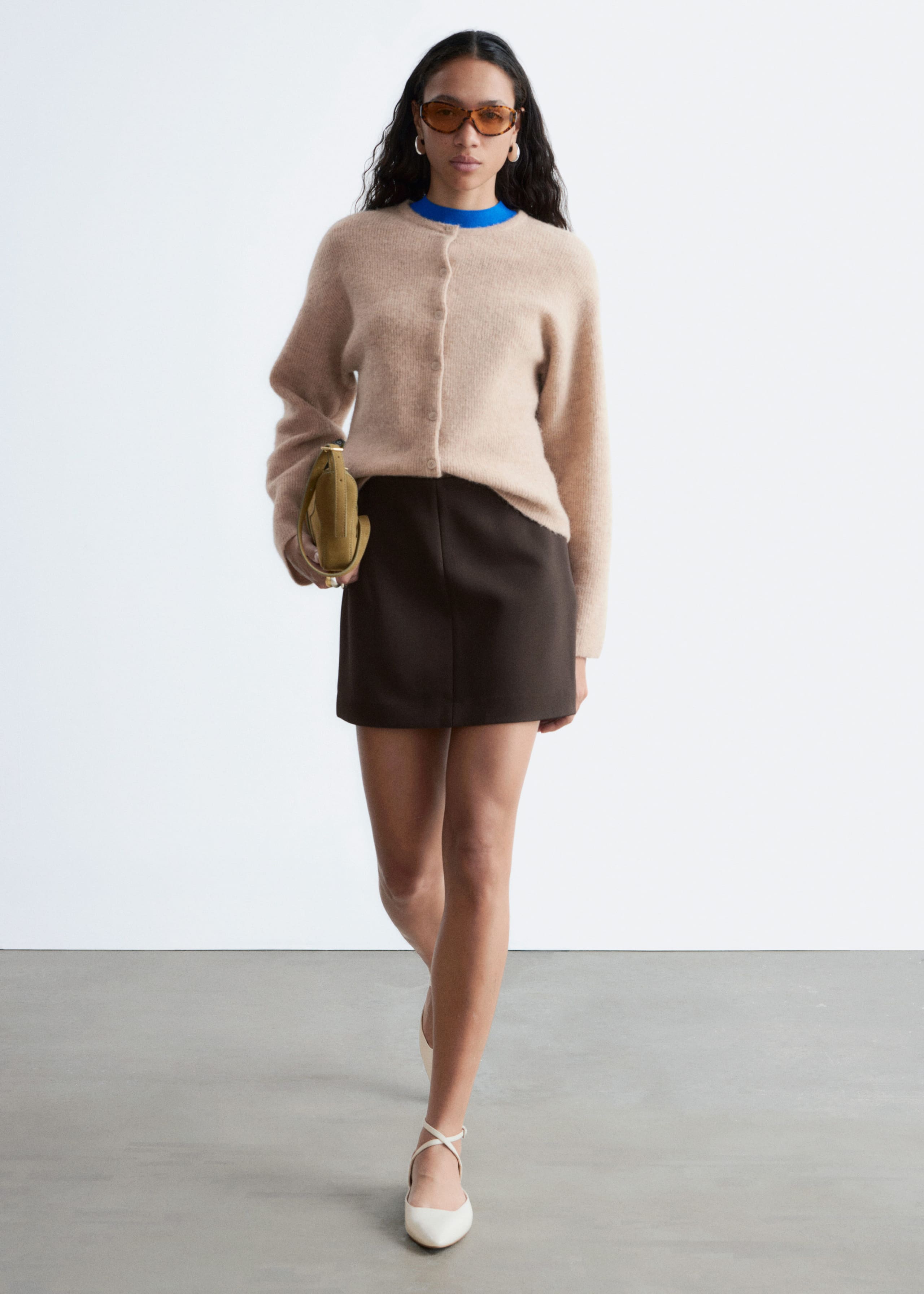 Image of Strickjacke aus Alpaka-Mix