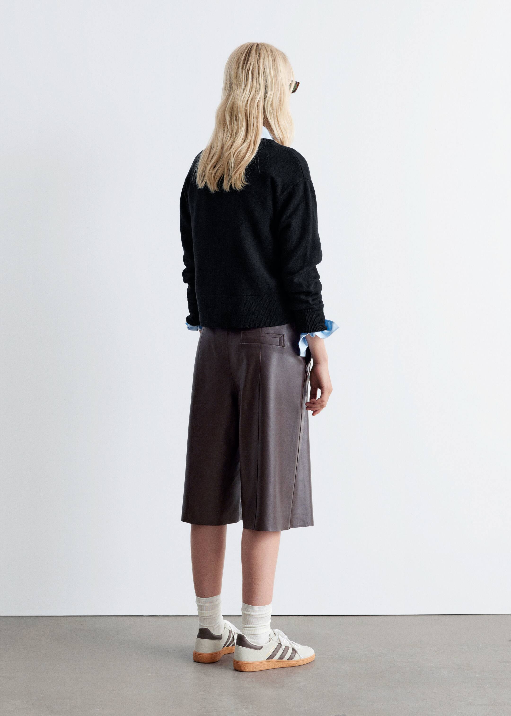 Größeres Bild ansehen: Strickjacke aus Wollmix - Schwarz - Ladies | H&M DE 4
