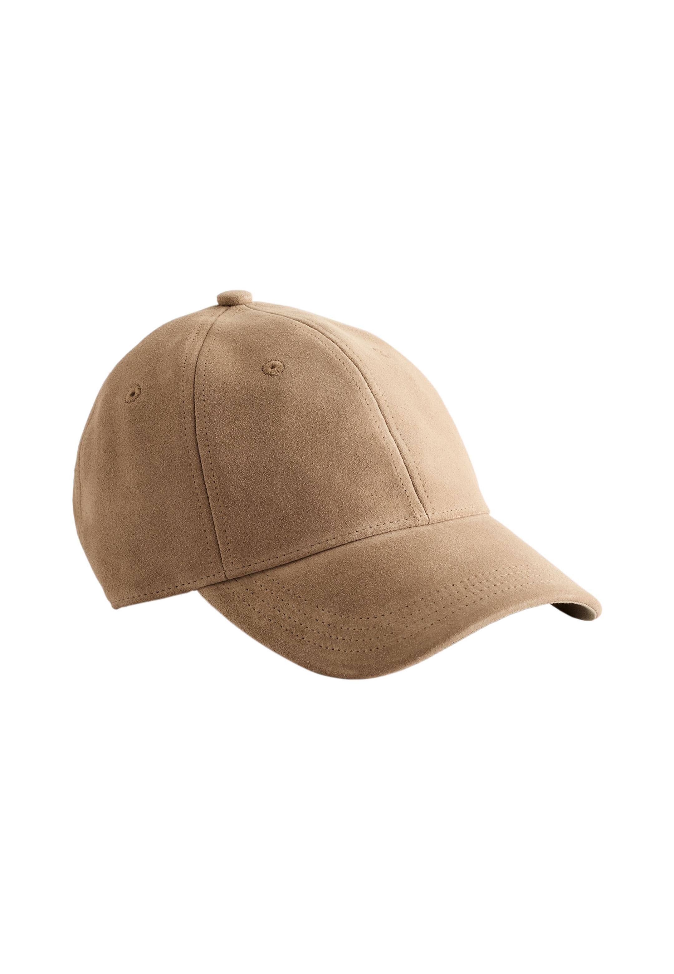 Größeres Bild anzeigen: Basecap aus Veloursleder - Dunkelbeige - Ladies | H&M AT 2