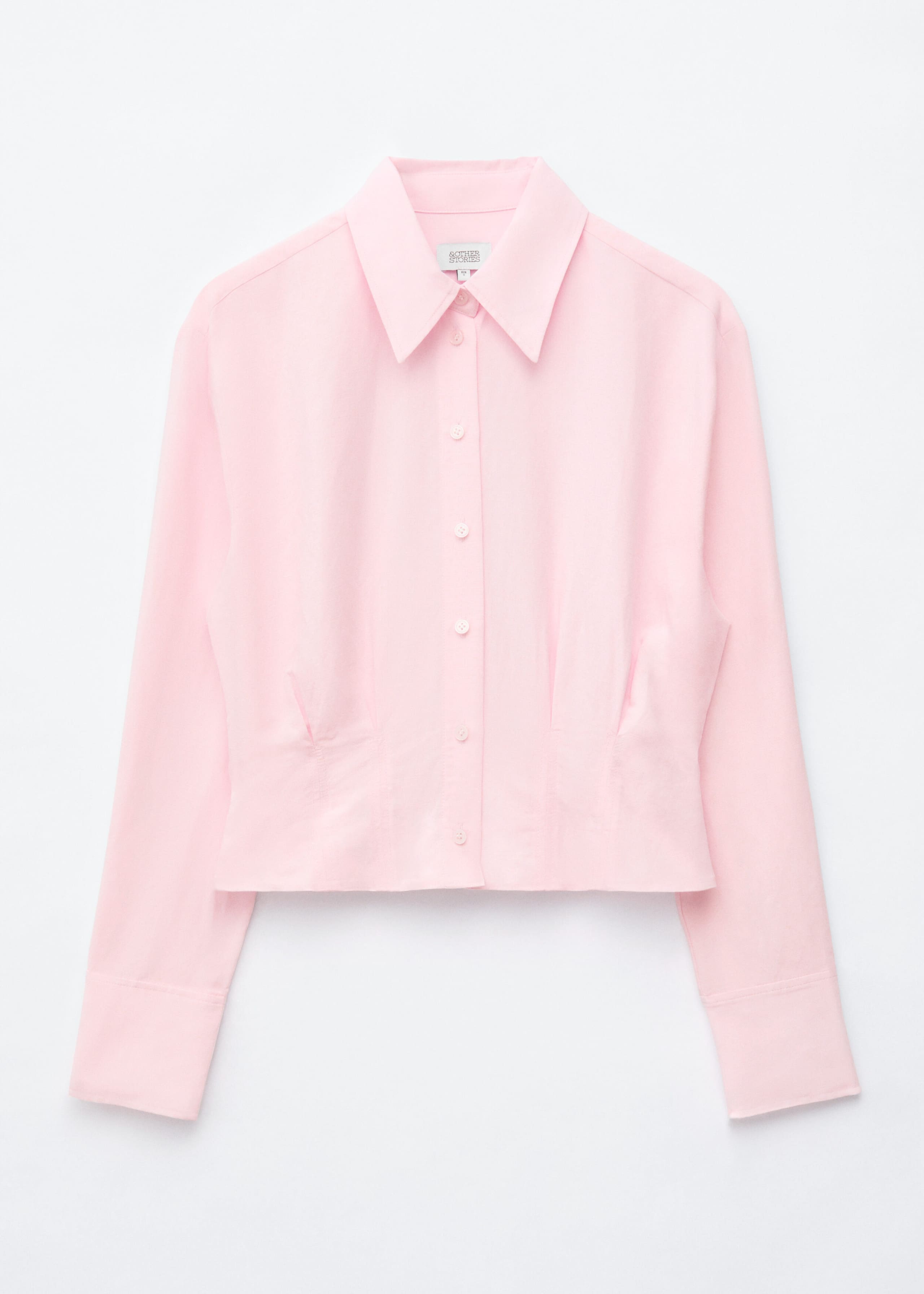 Schmal zulaufendes Hemd - Rosa - Stillleben