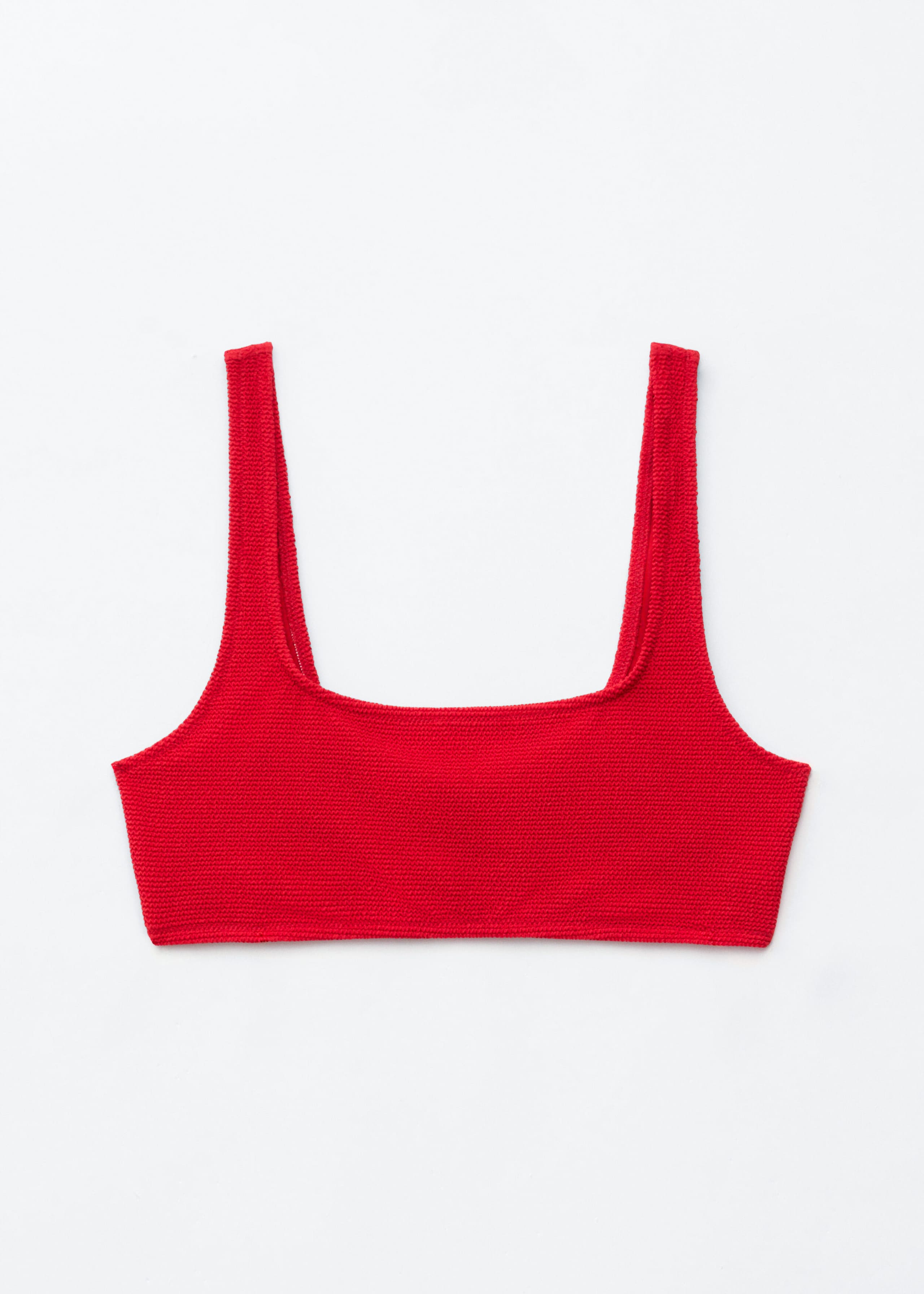 Textured Bikini Top - Dark Brown - Still Life