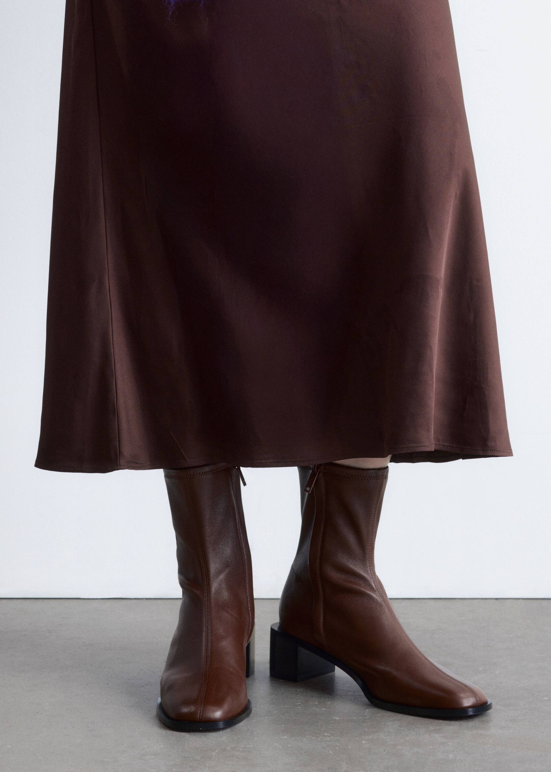 Visa större bild: Sockboots i nappa - Brun - DAM | H&M SE 2