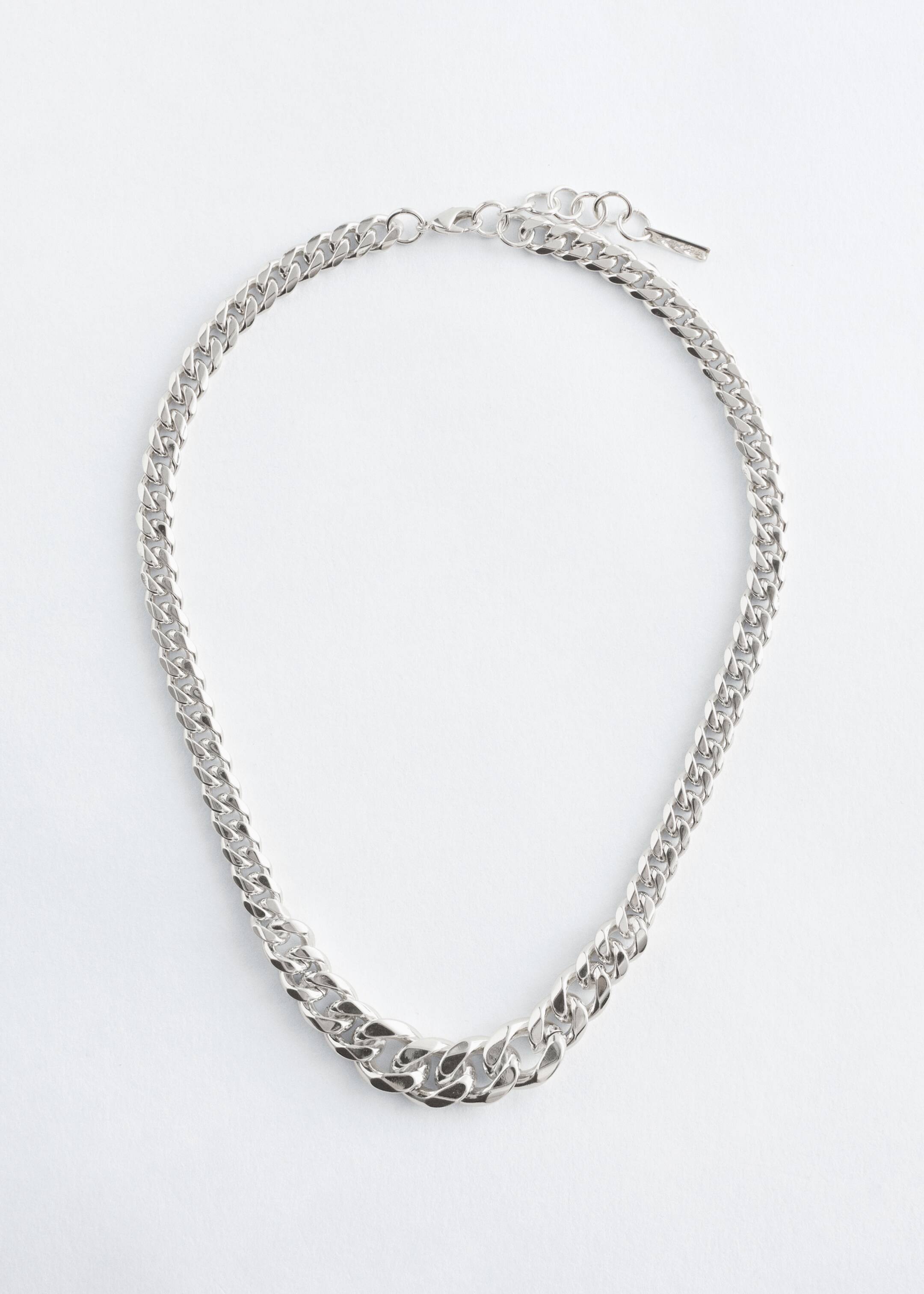 Se større billede: Chunky ledhalskæde - Sølv - DAME | H&M DK 1