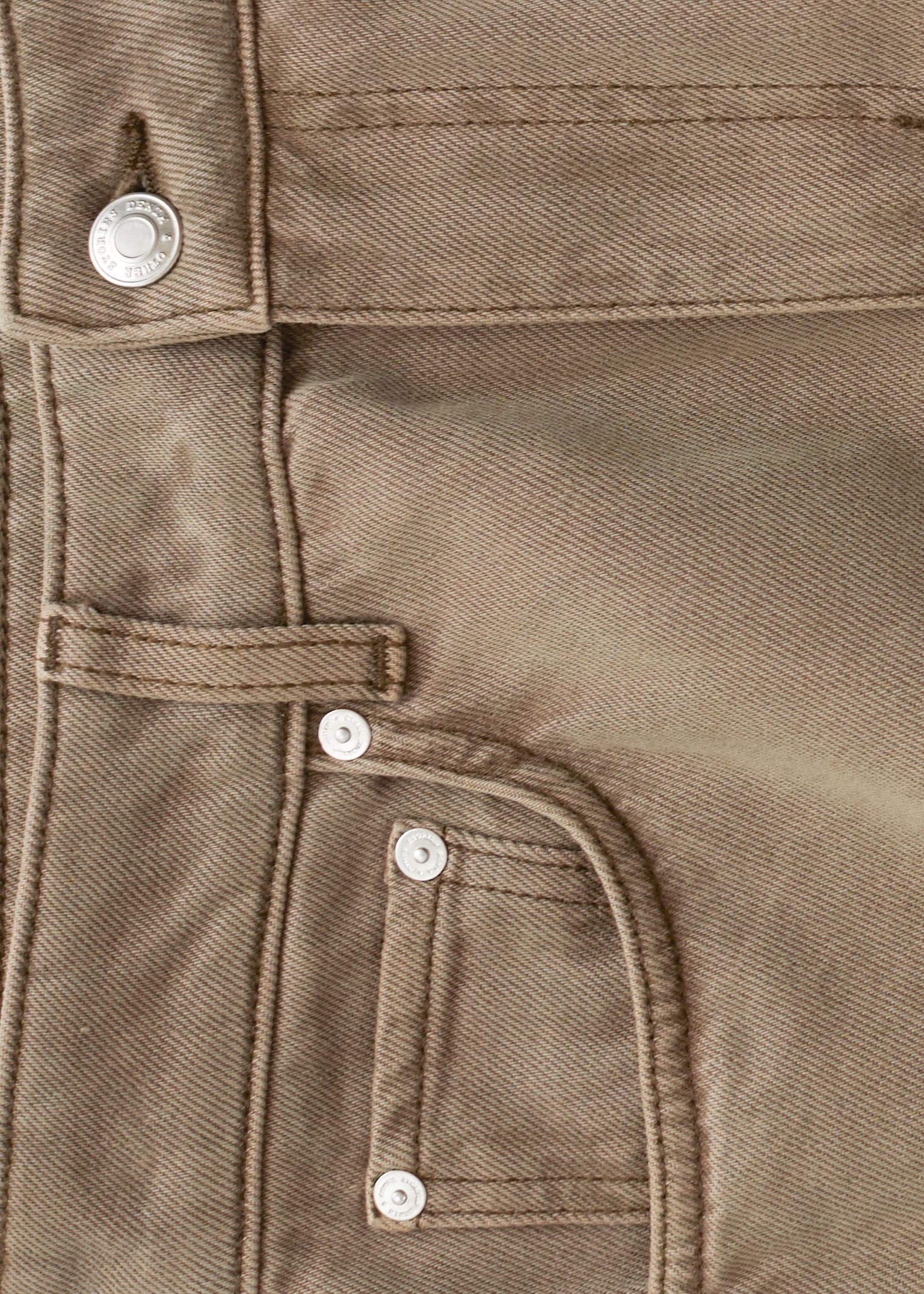 Relaxed Wide-Leg Jeans - Kakigroen/Roestbruin/Beige/Black/Lichtgeel/Light blue/Roze - 6