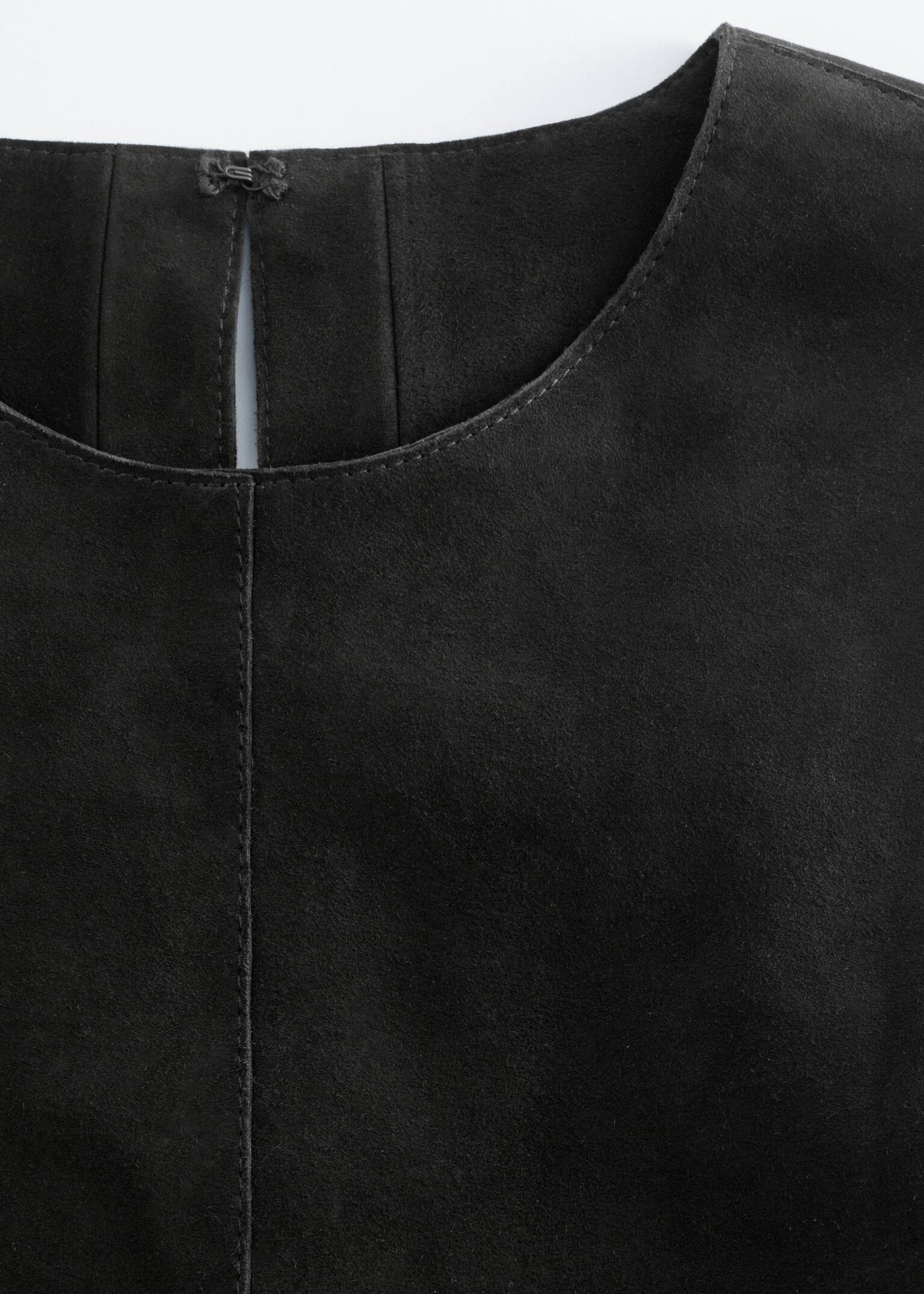 Top de ante de corte holgado - Negro - 6