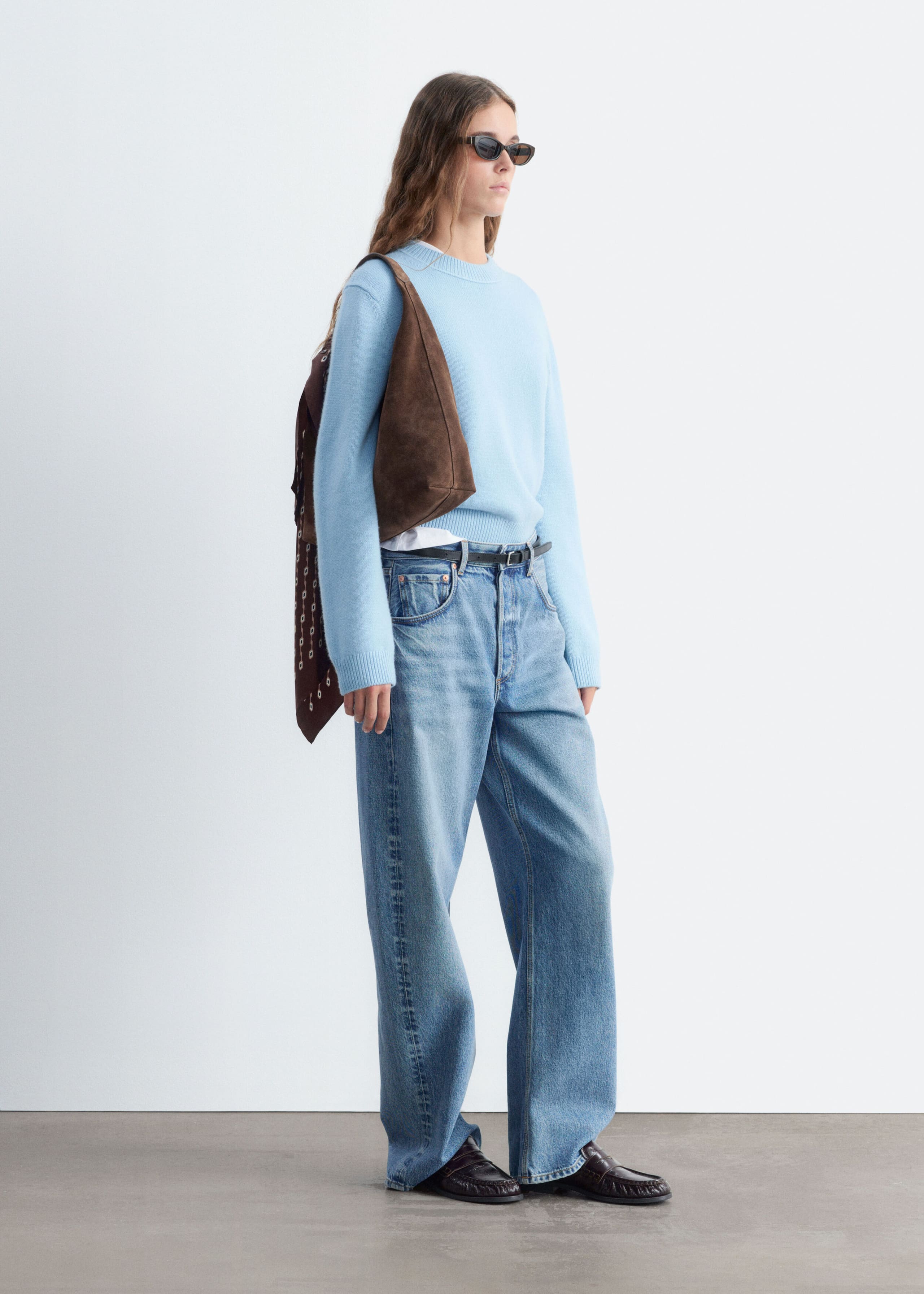 Cashmere-Blend Jumper - Red - Lookbook
