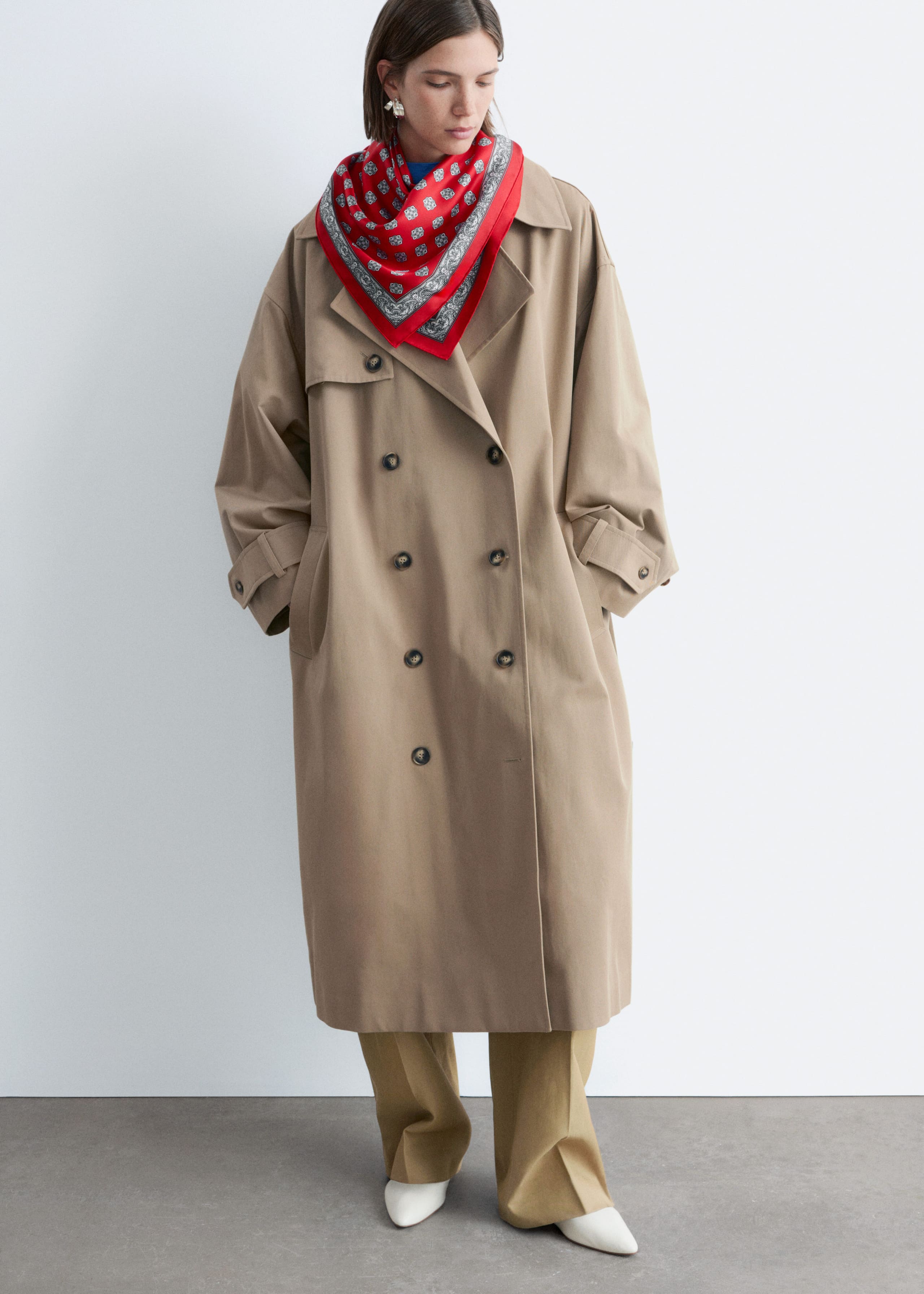 Image of Printed Silk Scarf