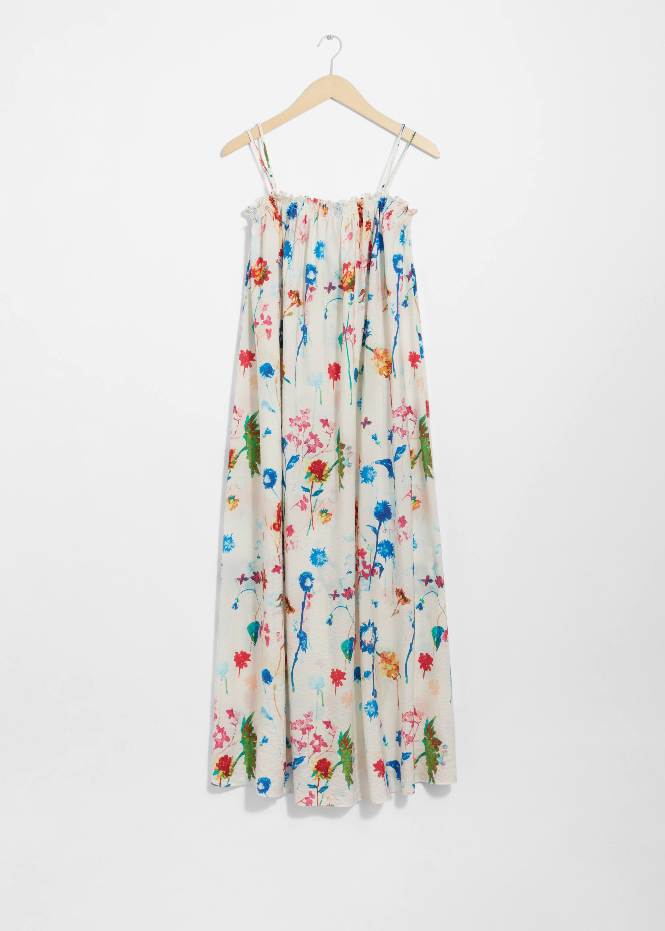 View larger image: Floaty Strappy Midi Dress - Floral Print - Ladies | H&M GB 1