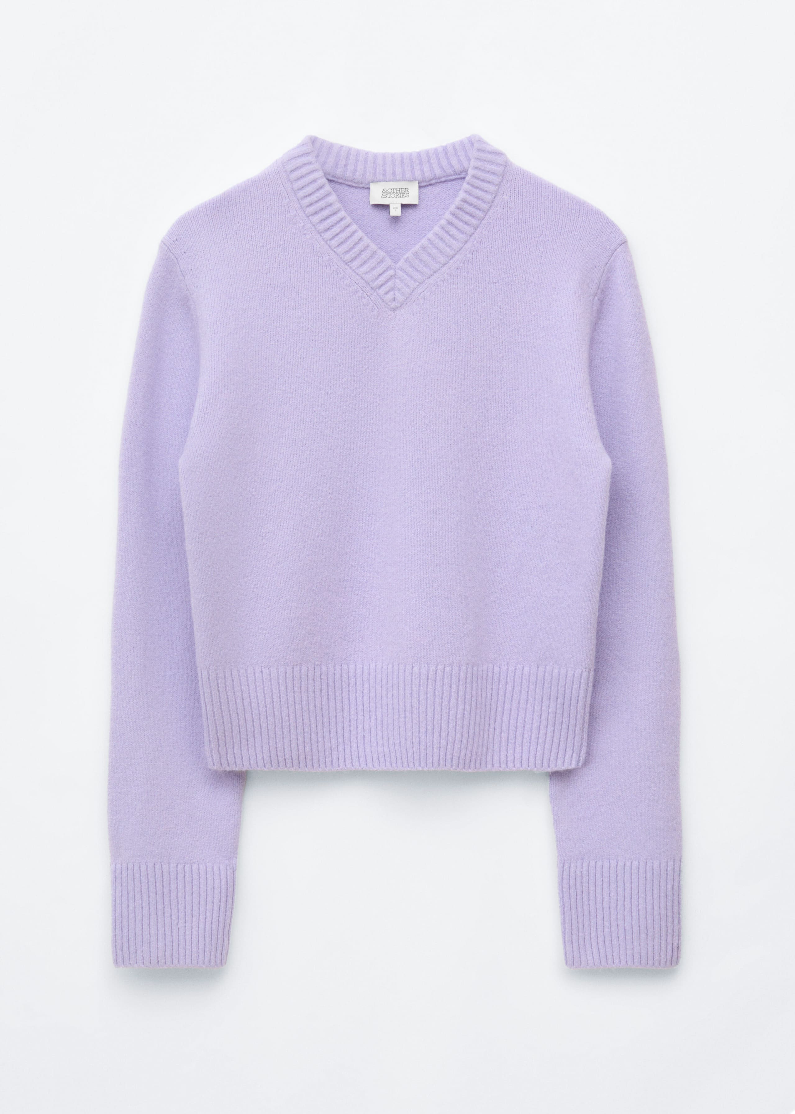V-Neck Jumper - Lilac - Still Life