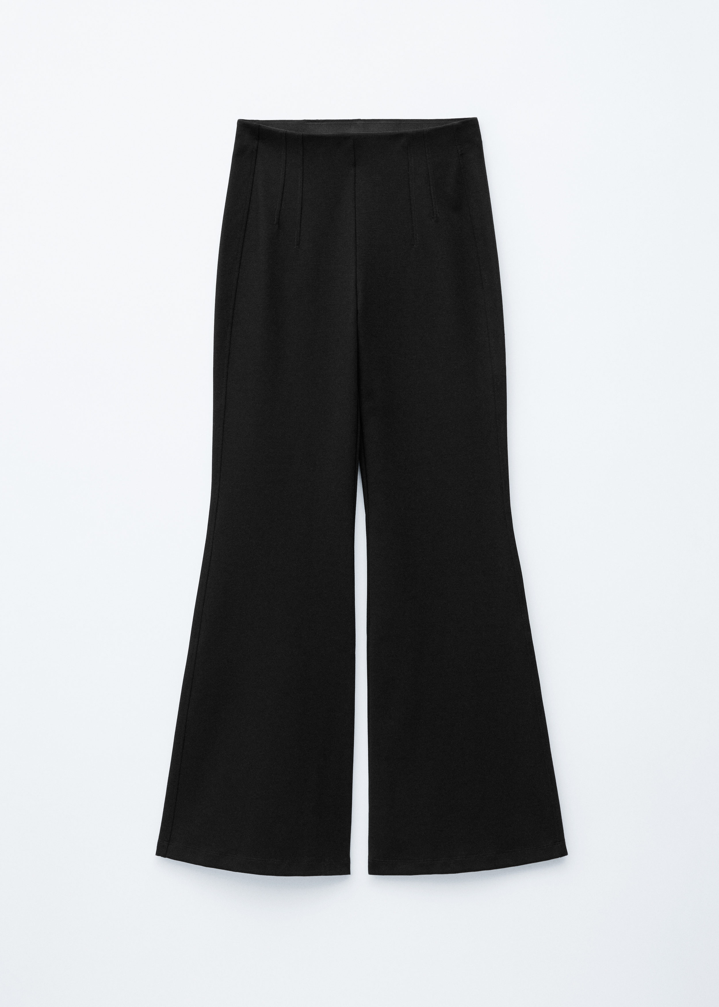 Kick-Flare Jersey Trousers