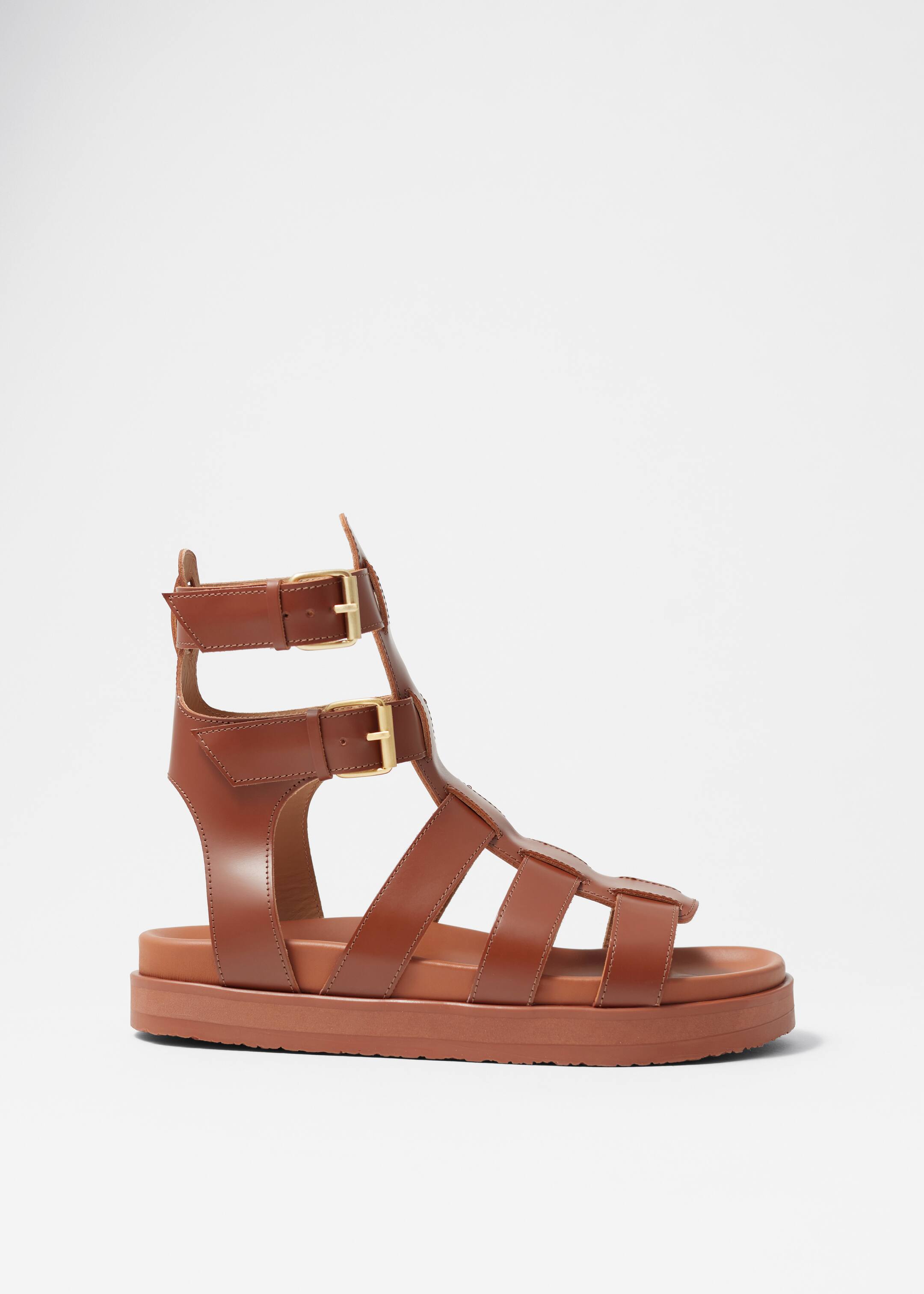 Visualizza immagine più grande: Sandali fisherman in pelle - Cognac - DONNA | H&M IT 2