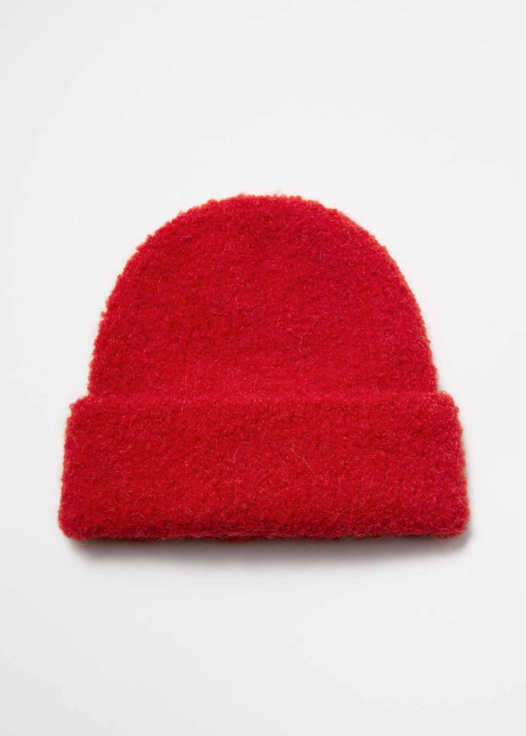 Alpaca-Blend Beanie - Dusty white - Still Life