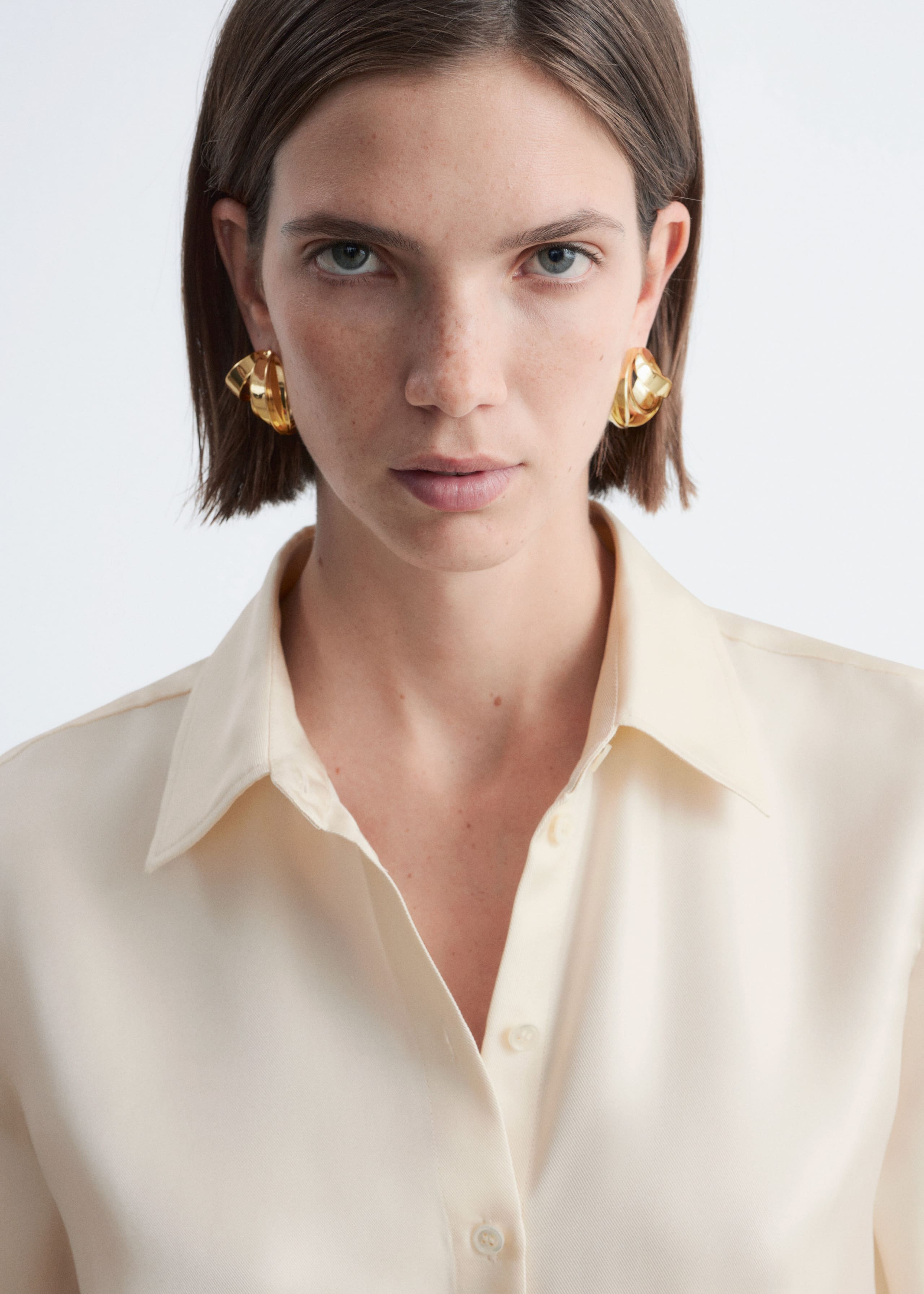 Image of Relaxed Silk Shirt