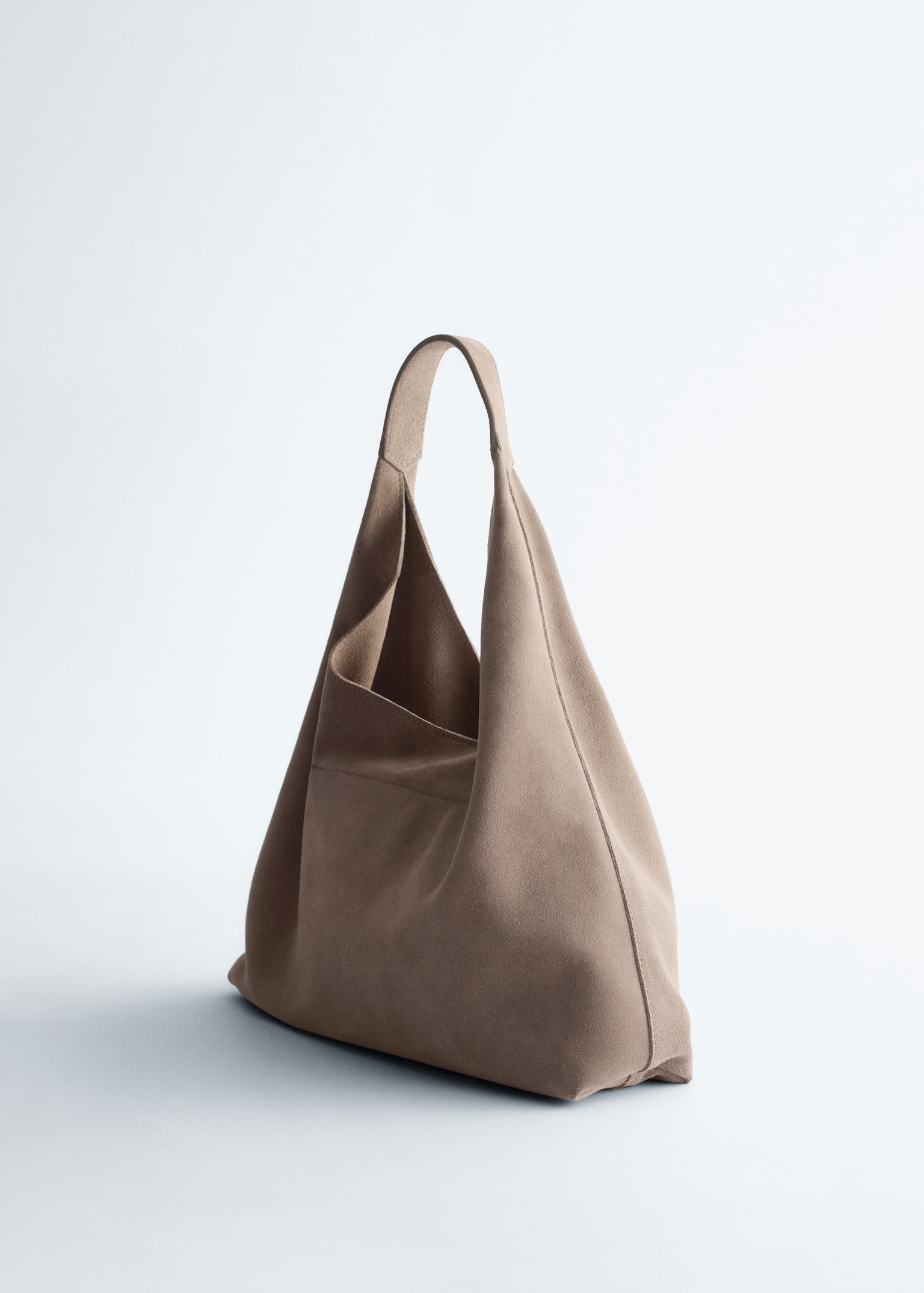 Classic Suede Tote Bag - Beige/Groen/Roestbruin/Bruin - 3