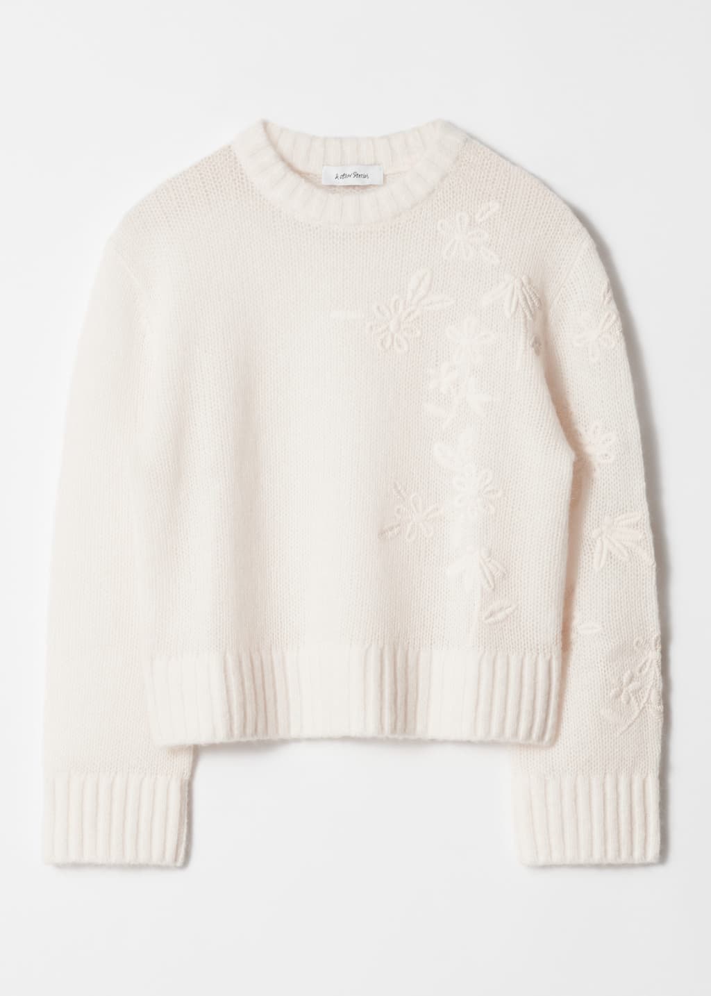 Image of Embroidered Mohair-Blend Sweater