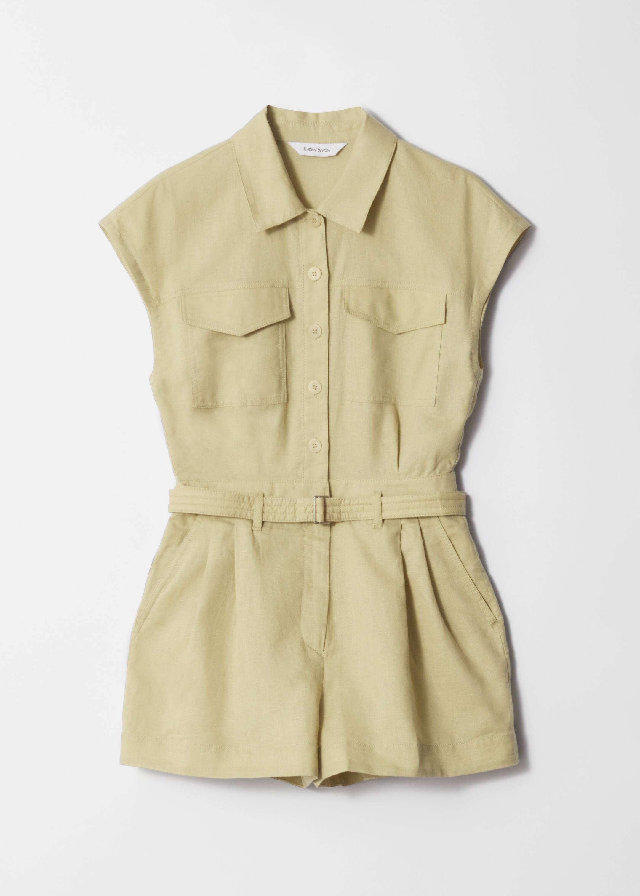 Visa större bild: Utilityplaysuit - Oblekt - DAM | H&M SE 5
