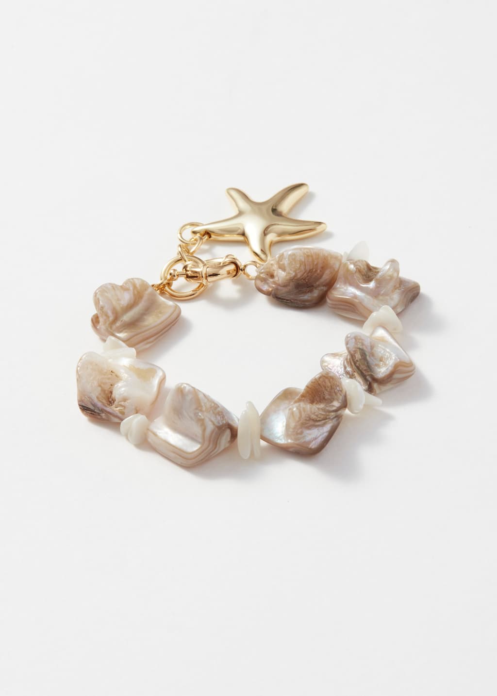 Image of Pulsera con conchas y estrella de mar