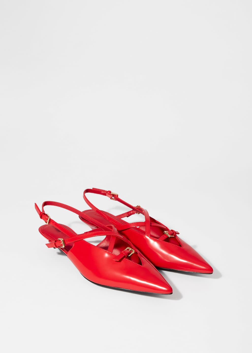 Image of Ballerines à boucles et brides arrière
