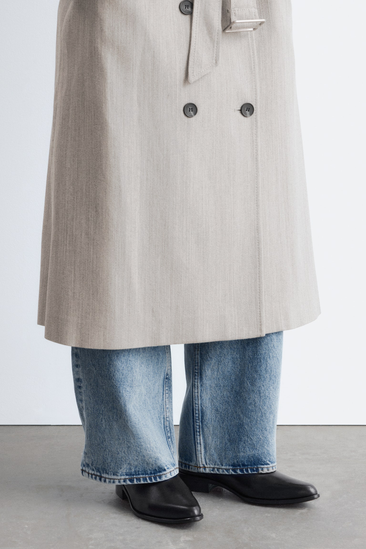 מגפוני צ'לסי מעור עם שפיץ - שחור - 4