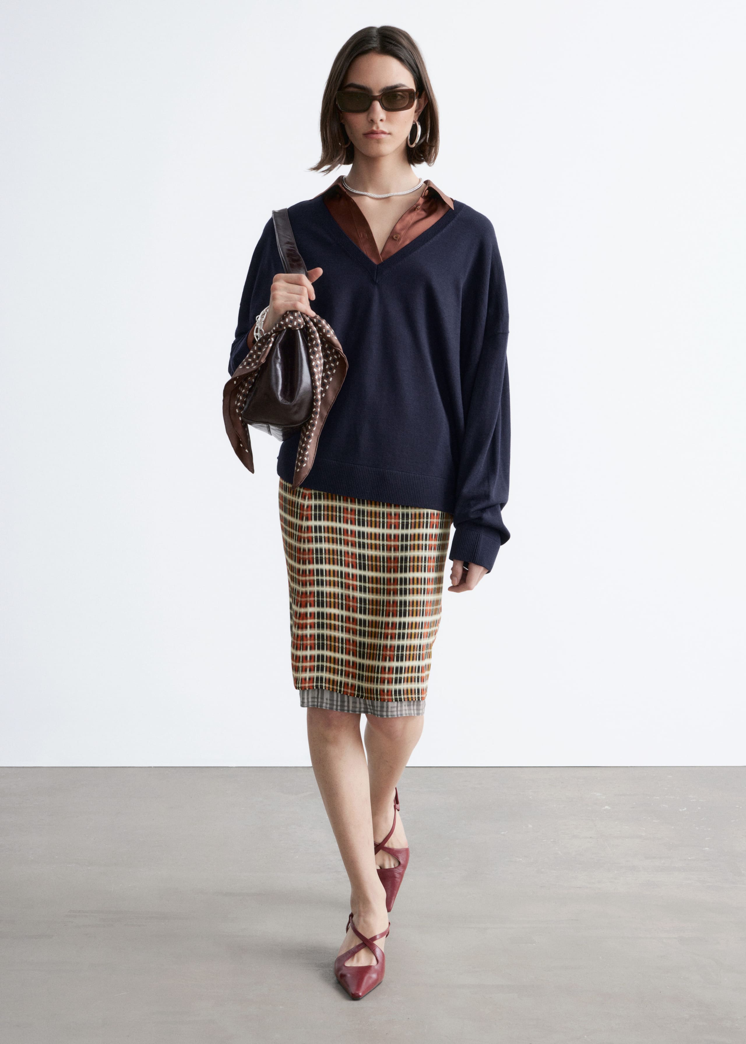 Image of V-Neck Wool Jumper