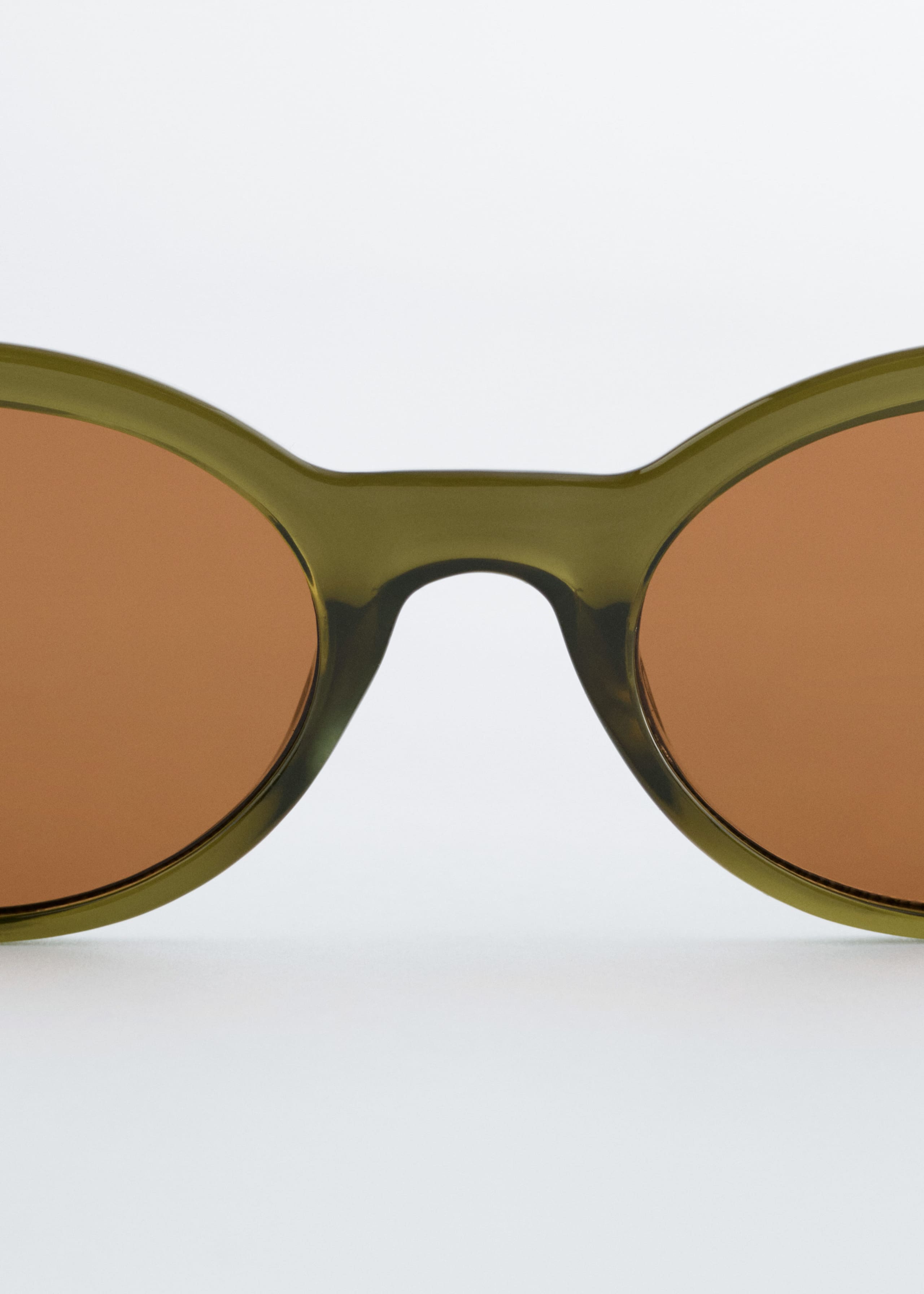 Image of Oval-Frame Sunglasses