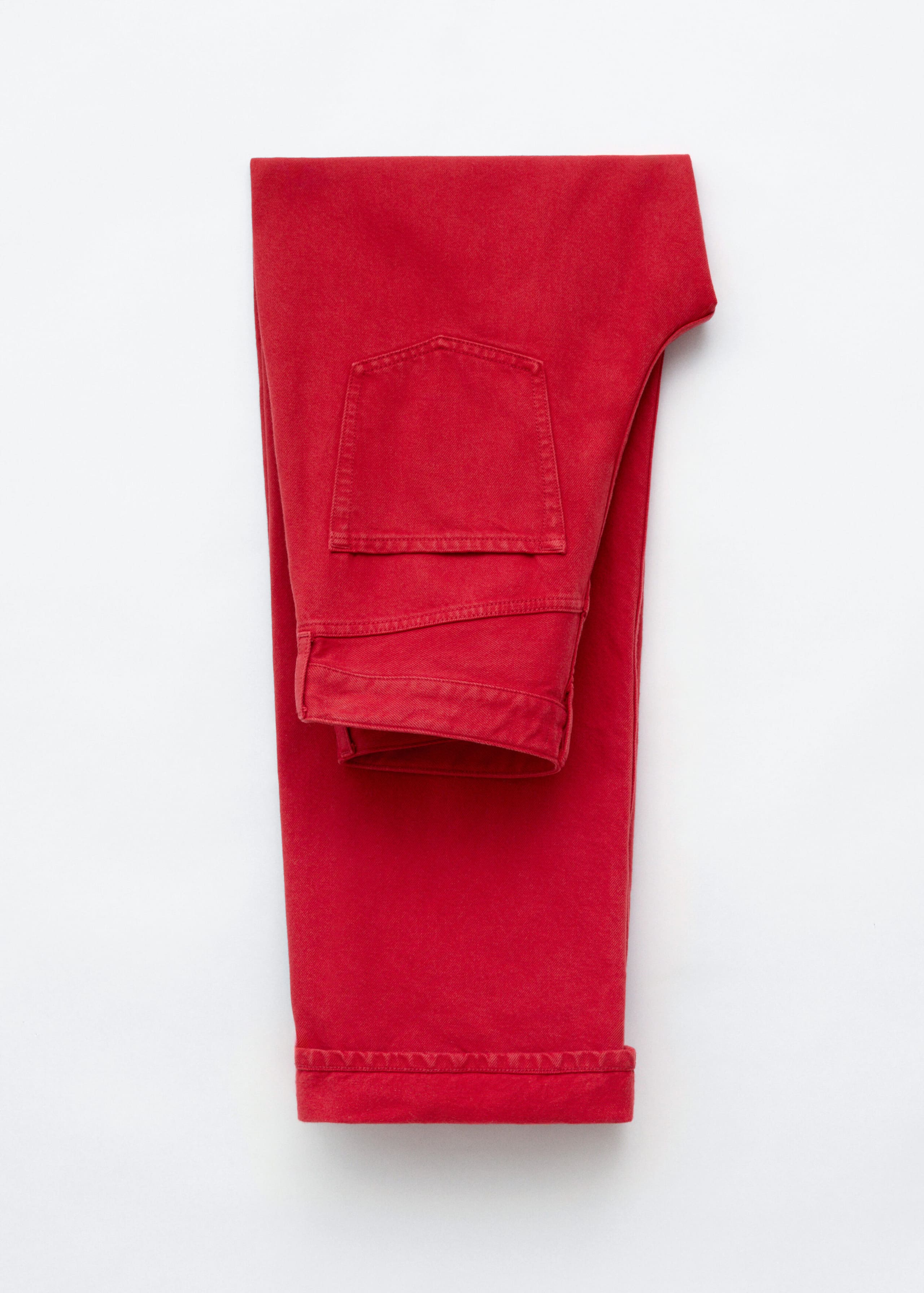 Barrel-Leg Jeans - Red - Lookbook