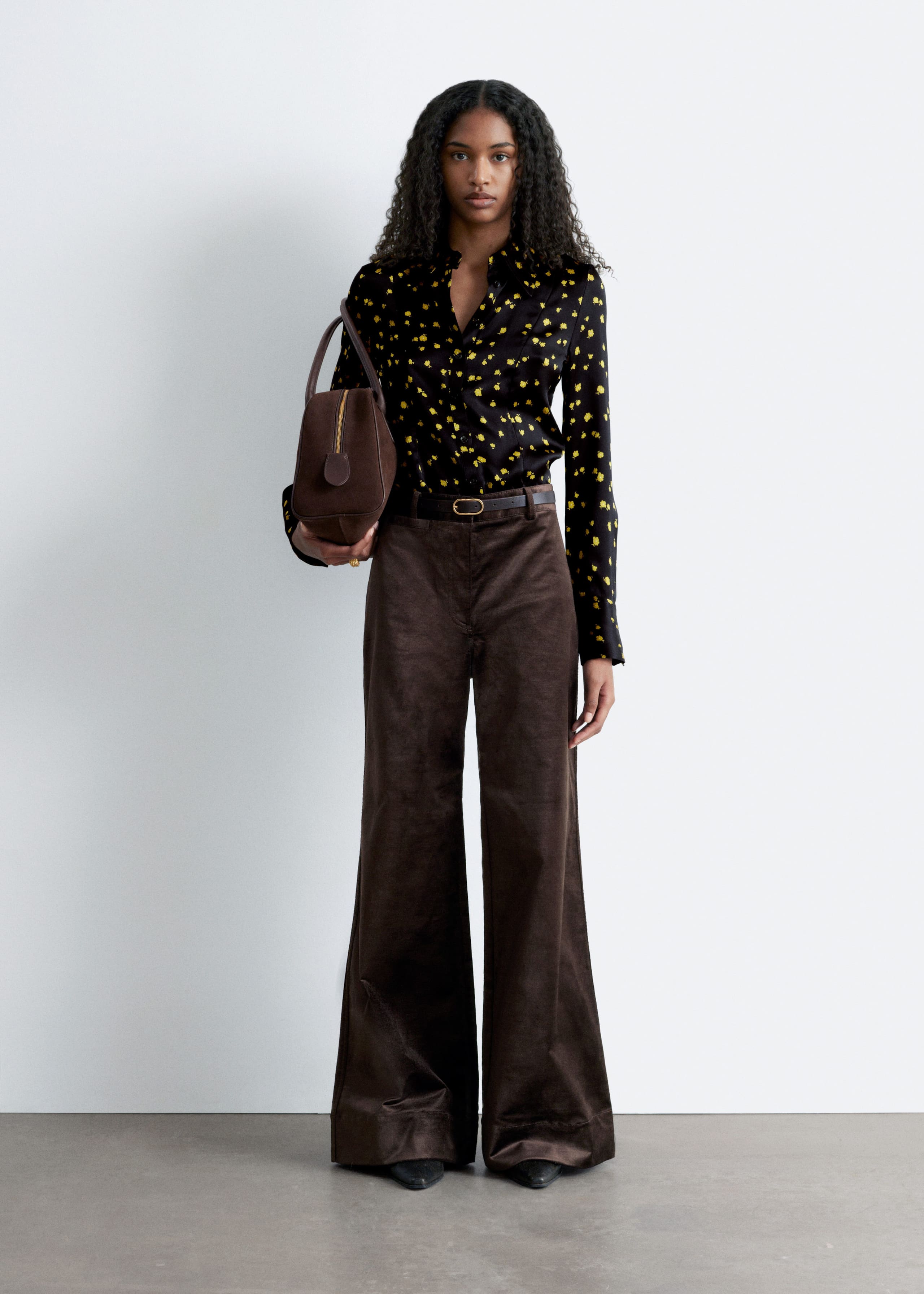 Image of Tapered Silk Shirt