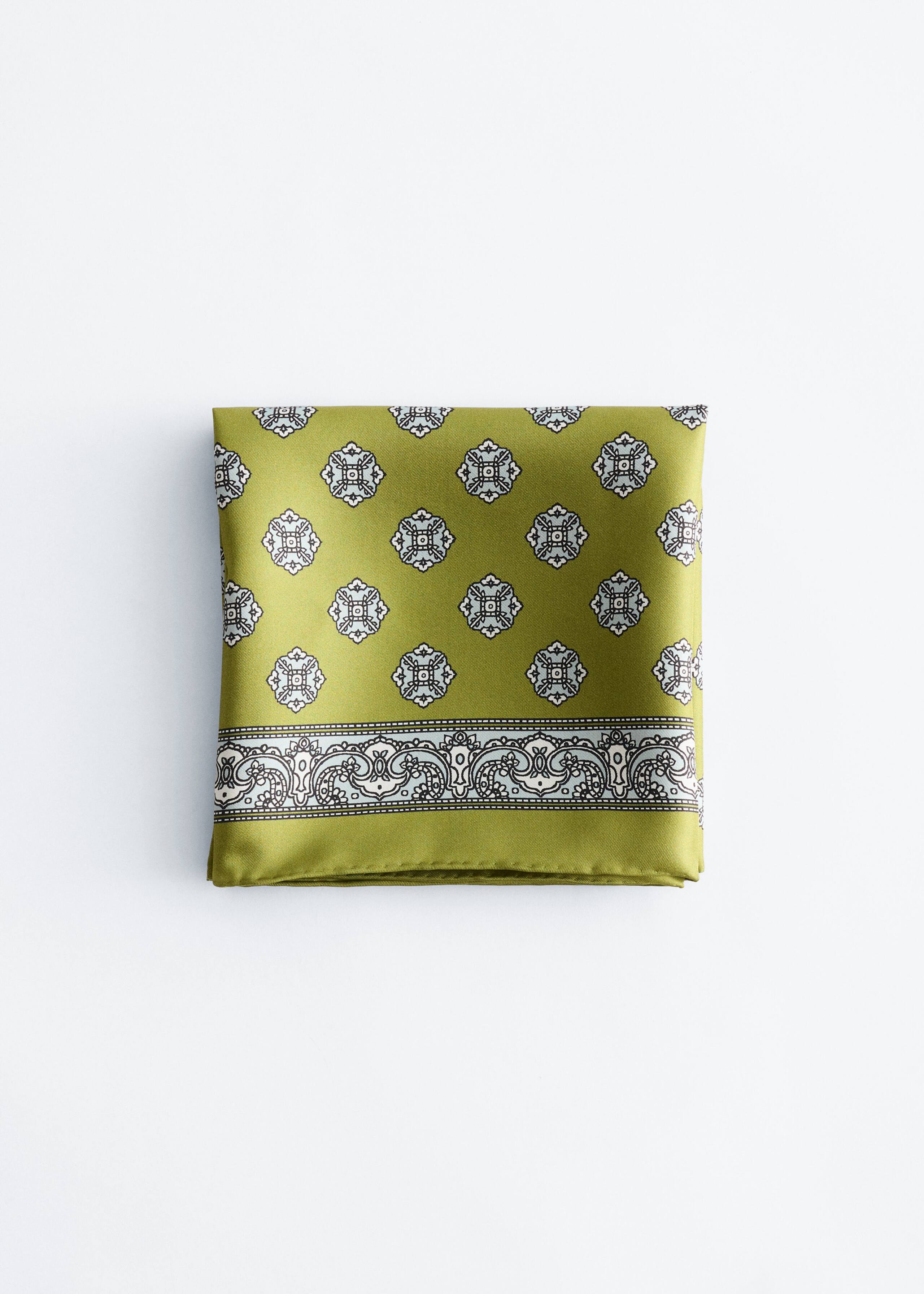 Image of Printed Silk Scarf