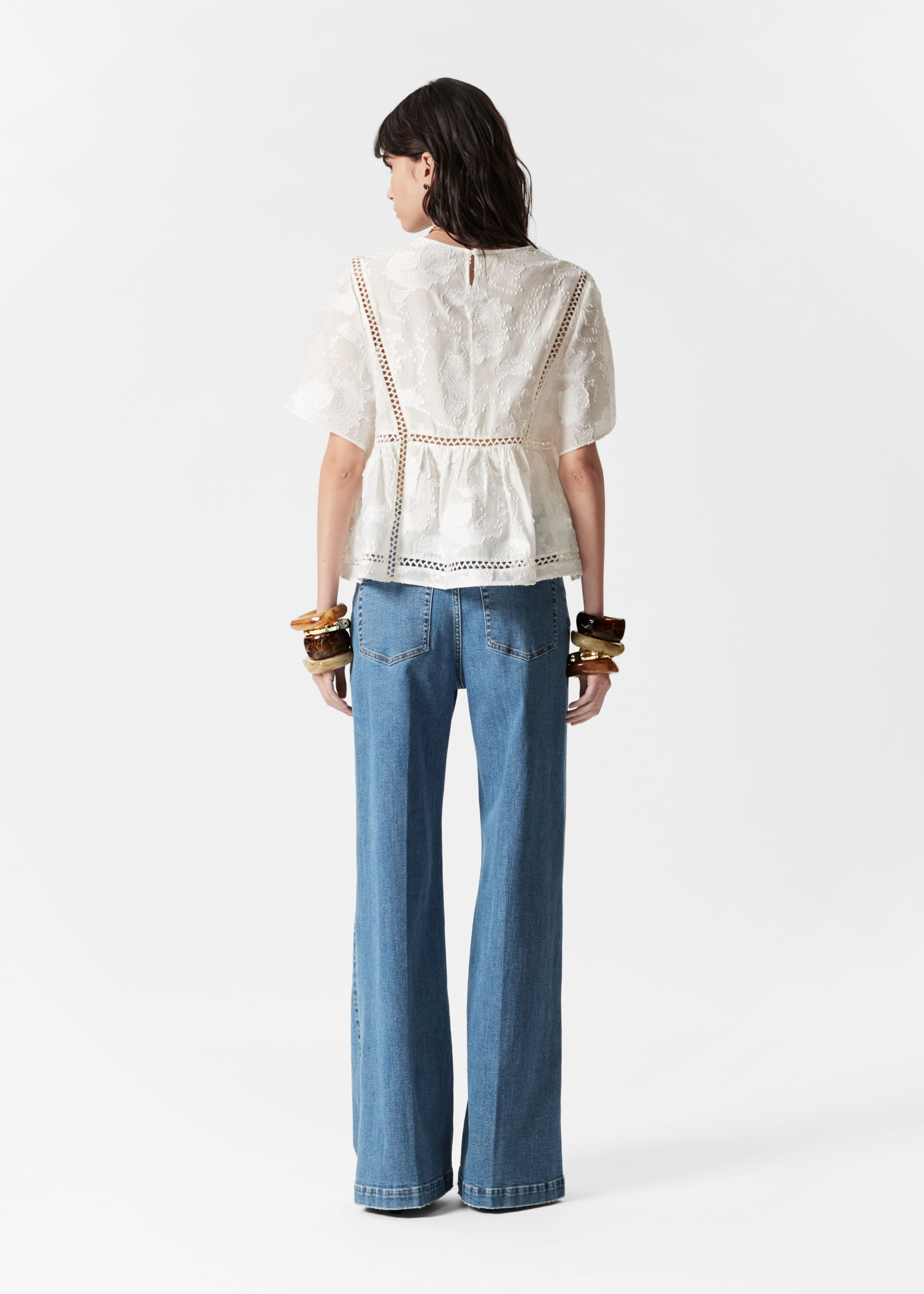 Strukturiertes Oberteil - Altrosa - Lookbook