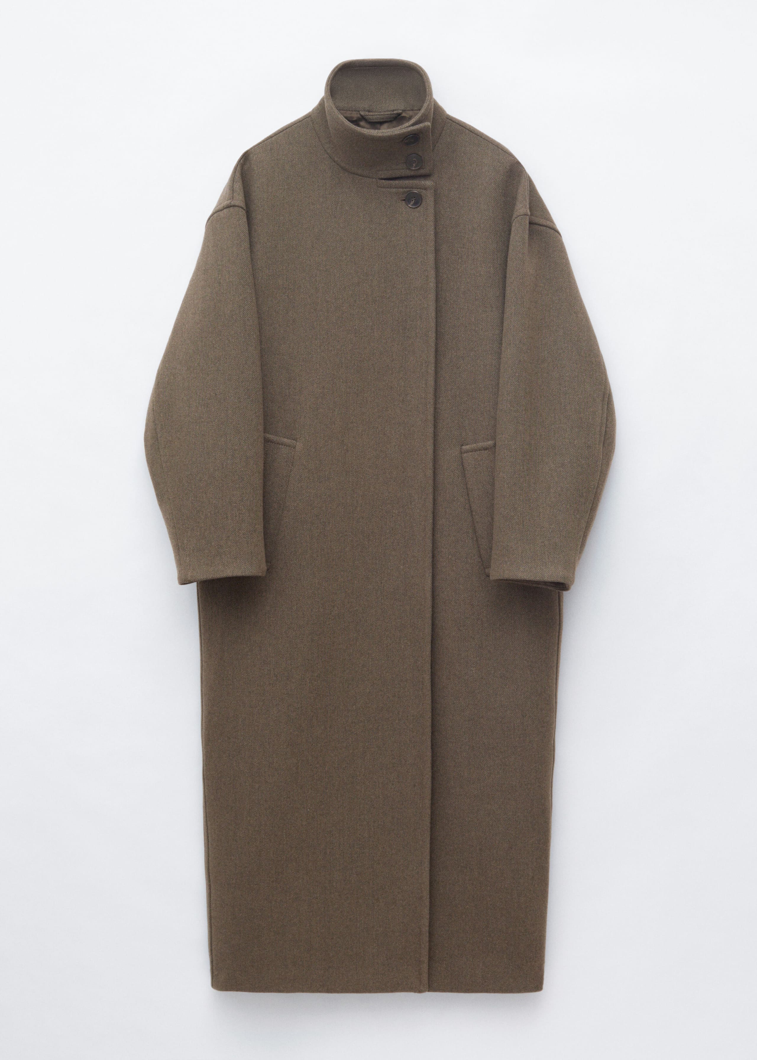 Oversized Coat - Brown - Still Life