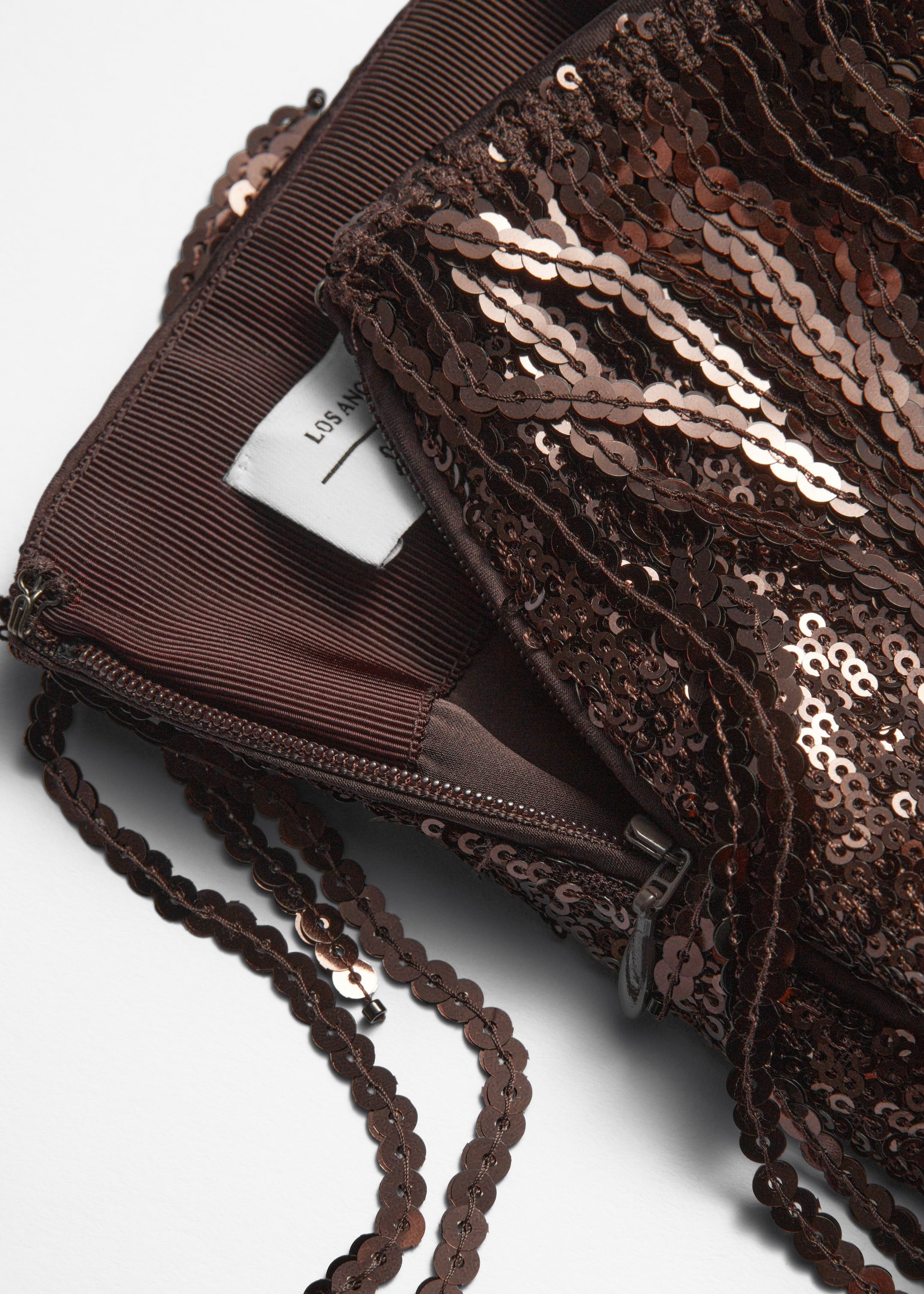 Größeres Bild ansehen: Midirock mit Pailletten und Fransen - Braun - Ladies | H&M DE 2