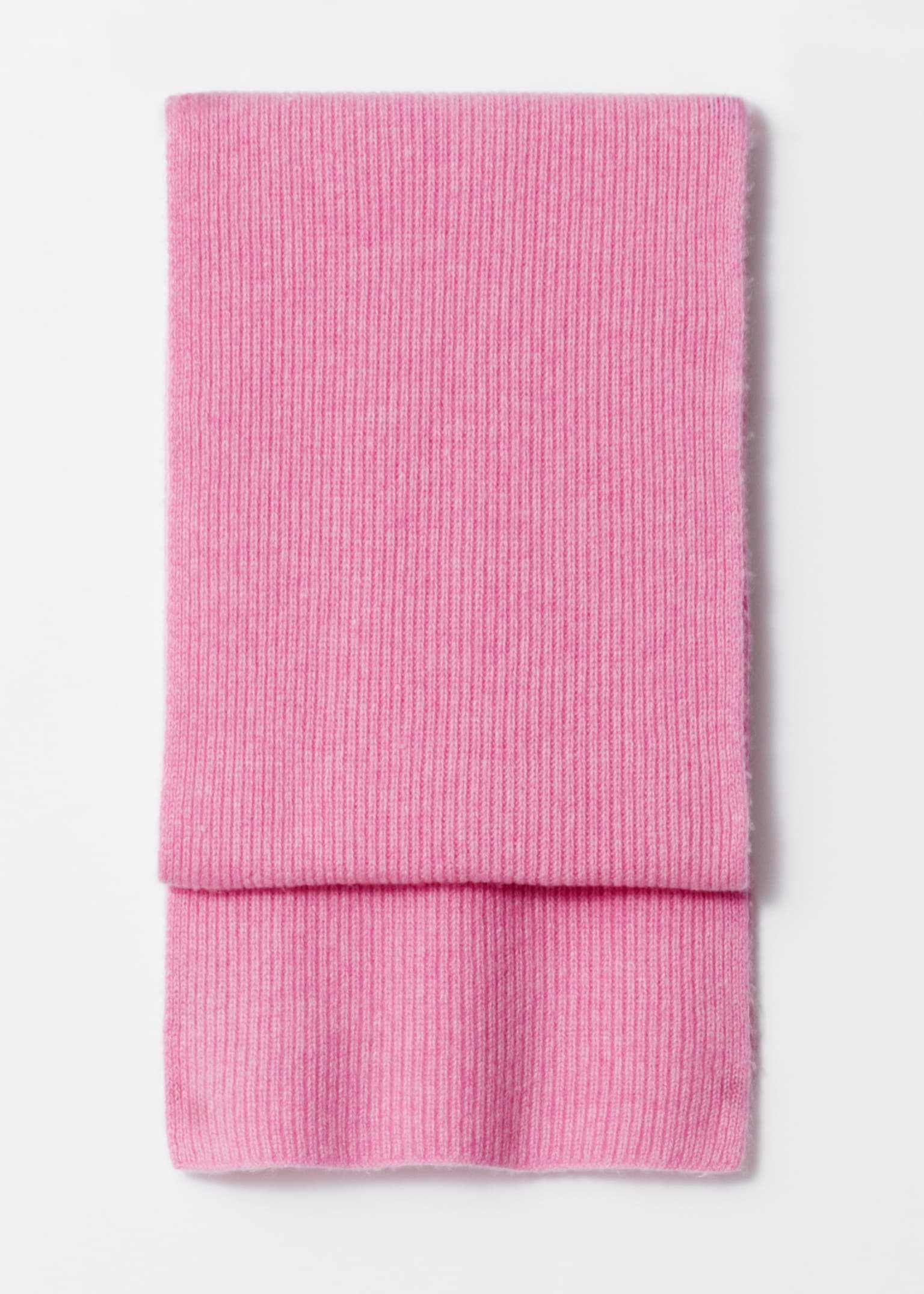Sciarpa in cashmere - Rosa polvere/Nero/Crema/Talpa