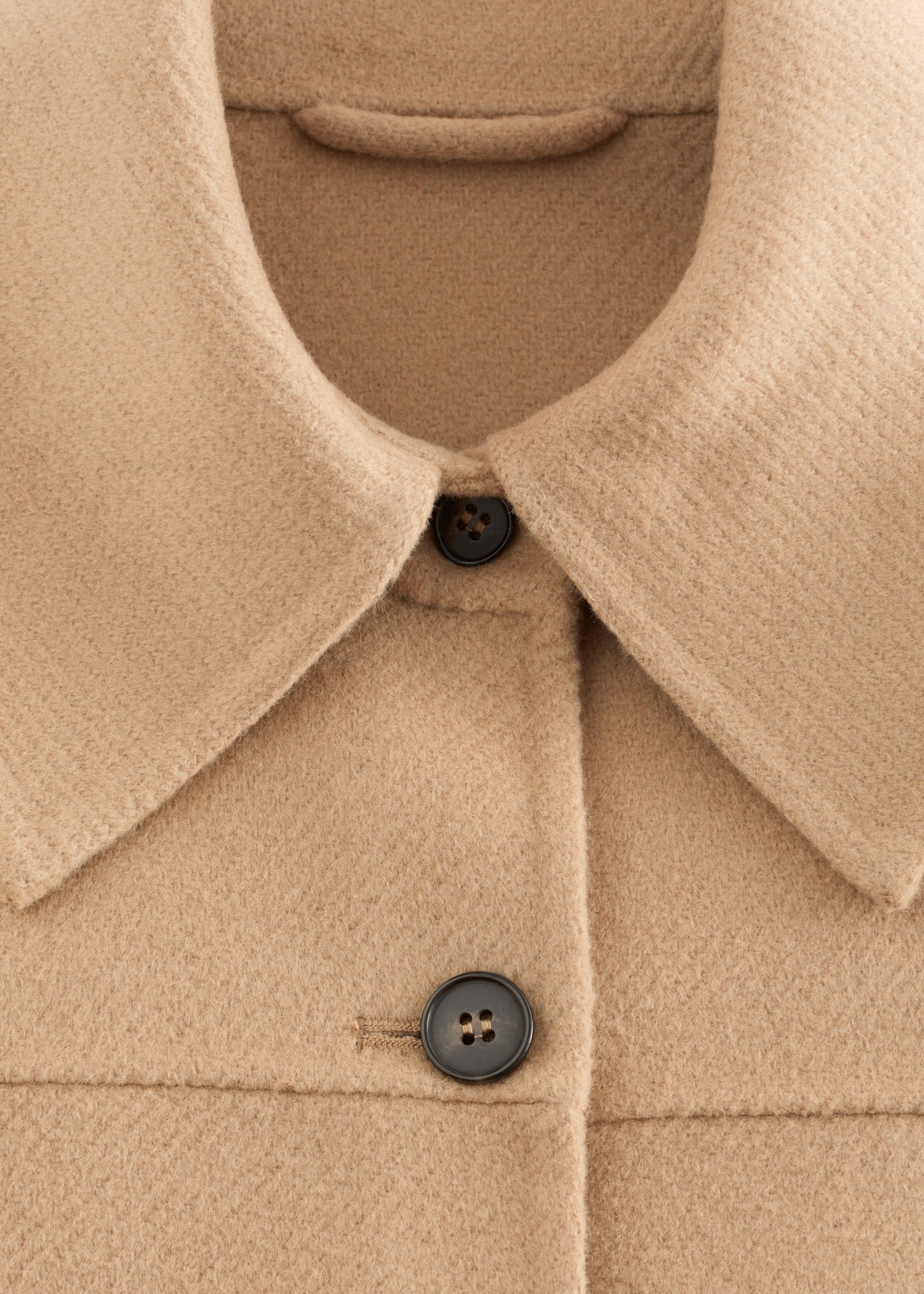 Image of Tapered Wool Jacket