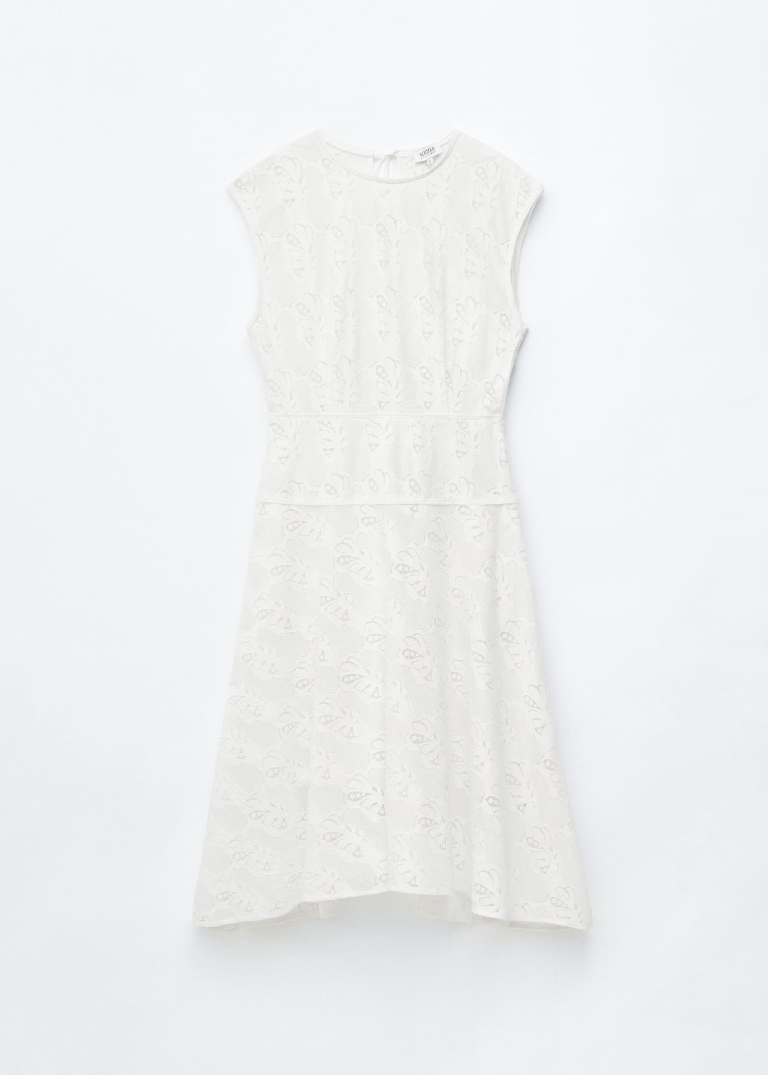Bias-Cut Lace Midi Dress - White - Lookbook