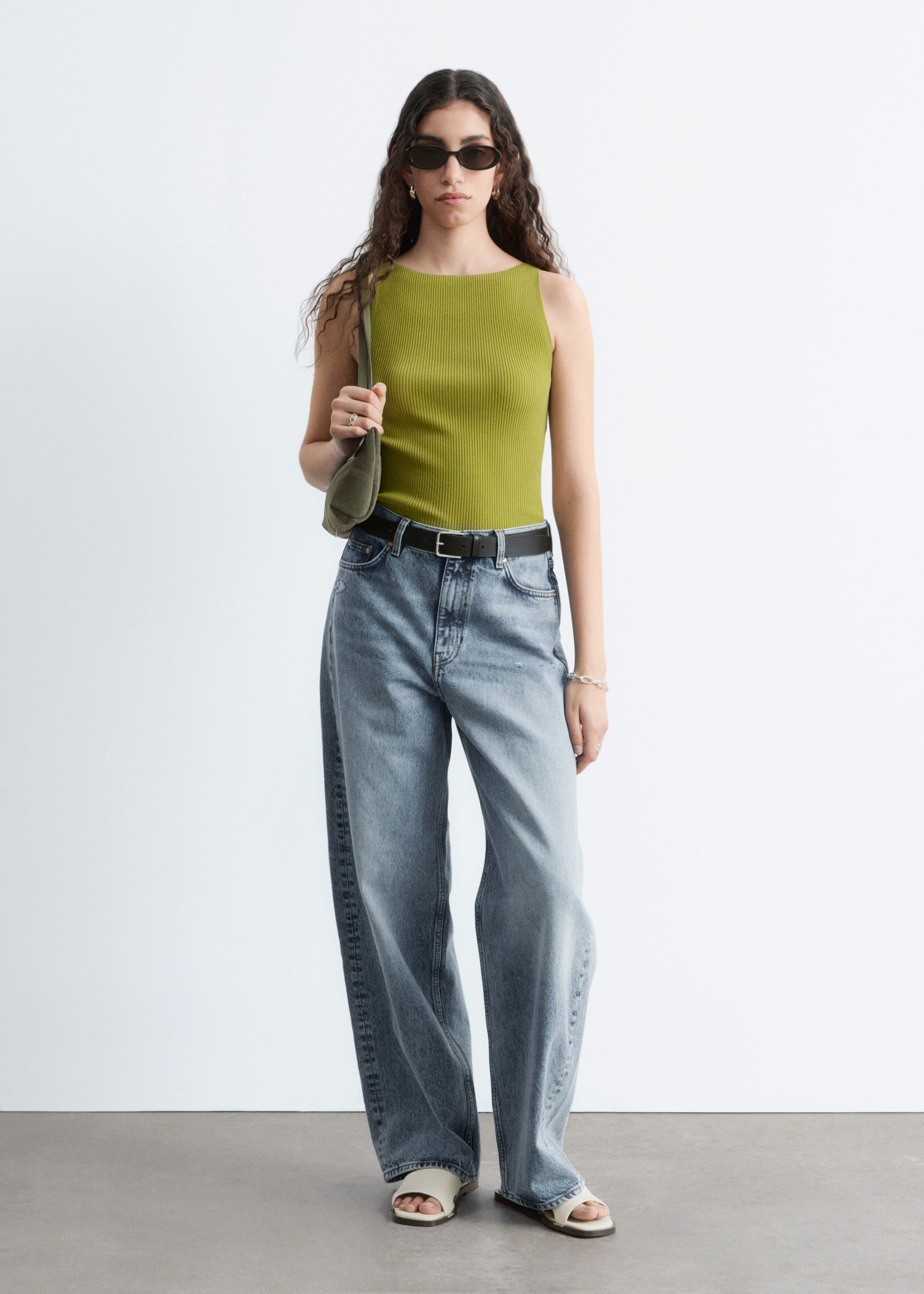 Image of Rib-Knit Tank Top