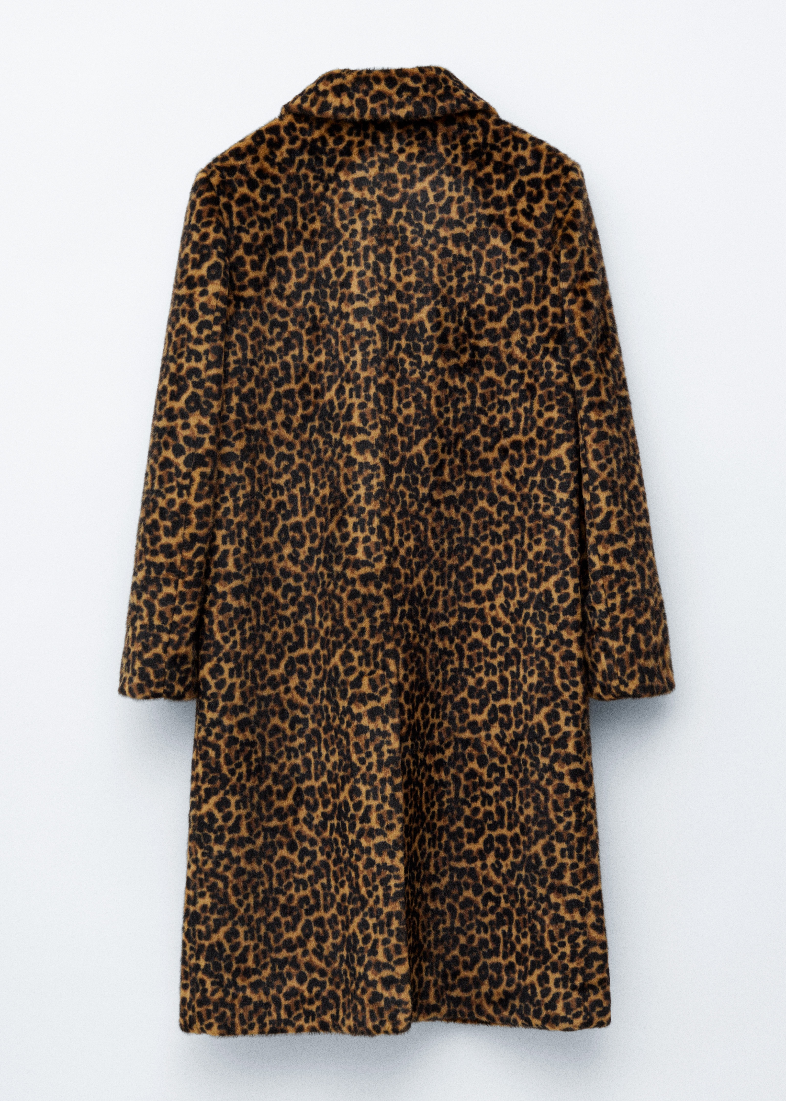 Manteau midi - Beige/imprimé léopard - FEMME | H&M FR