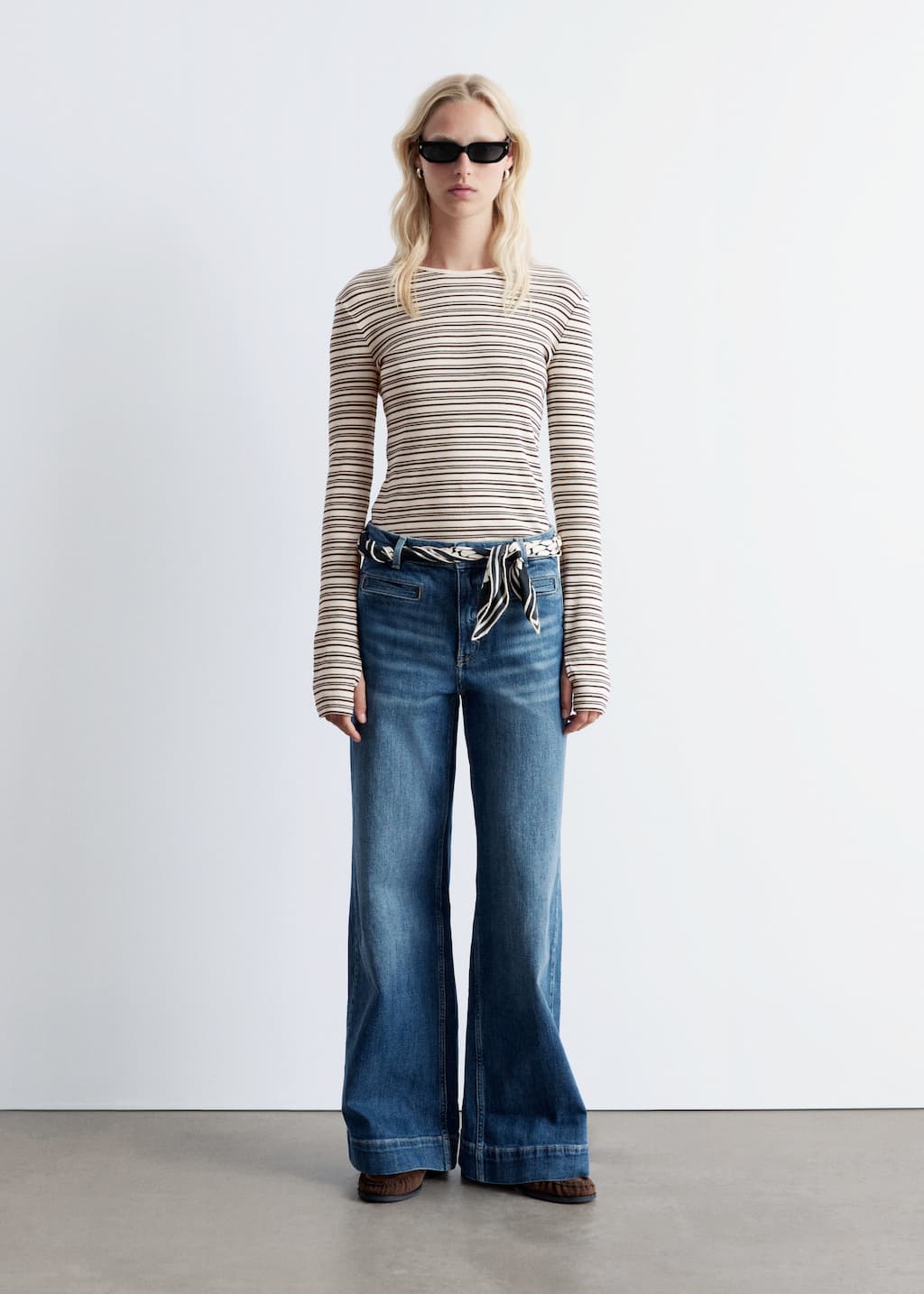 Image of Regular Wide-Leg Jeans