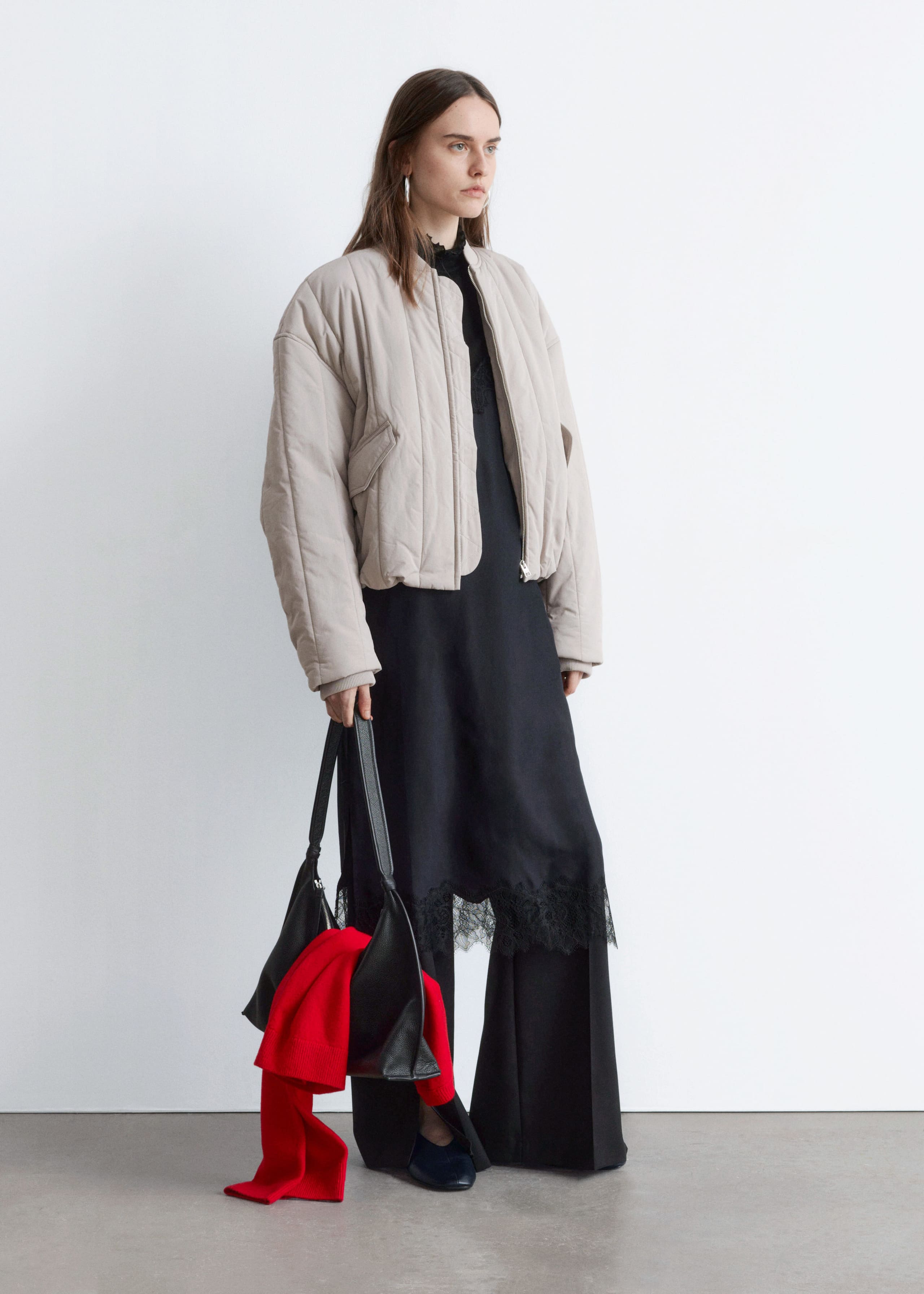 Image of Oversized Bomber Jacket